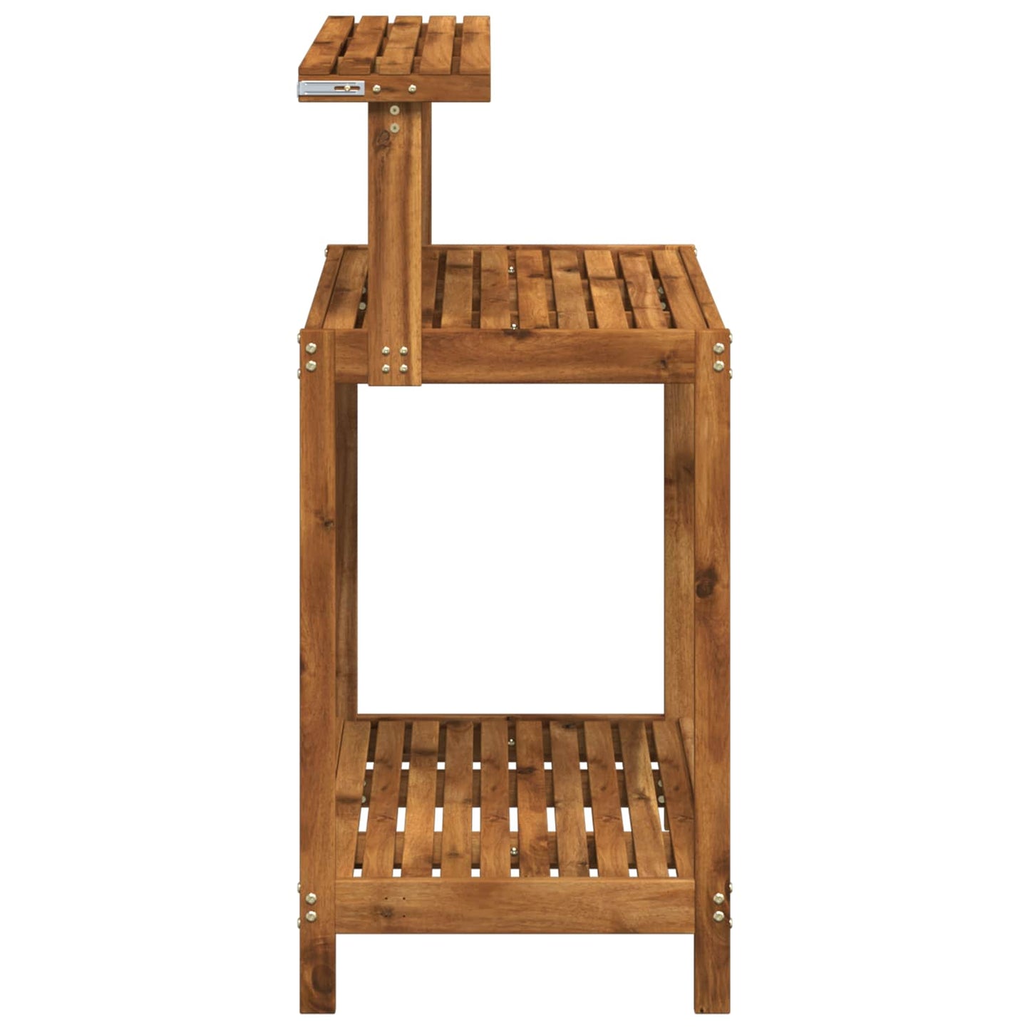 Utendørs pottingbenk 86,5 x 48,5 x 106 cm Solid akasietre