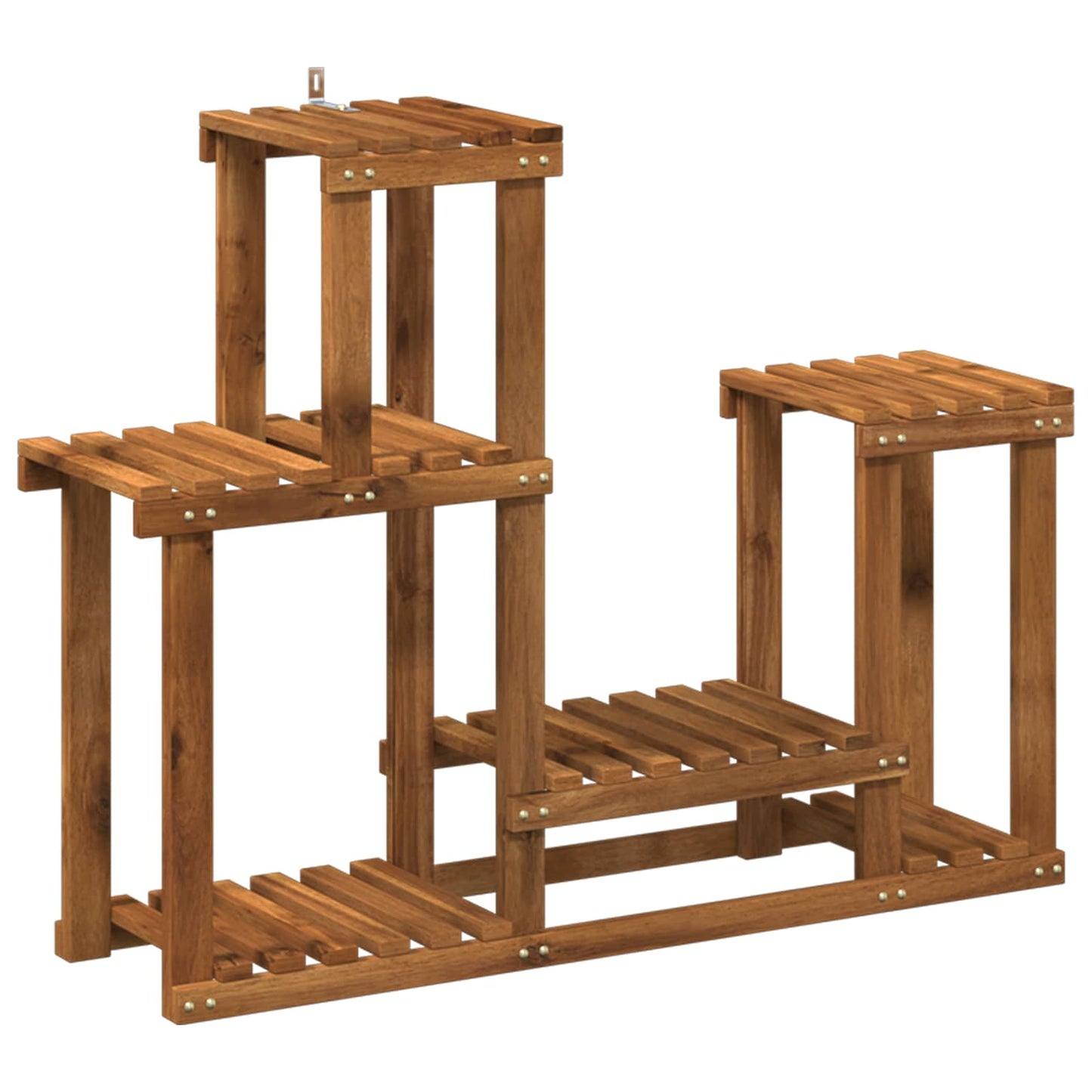 Planteholder Naturlig 90 x 25 x 73 cm Solid akasietre