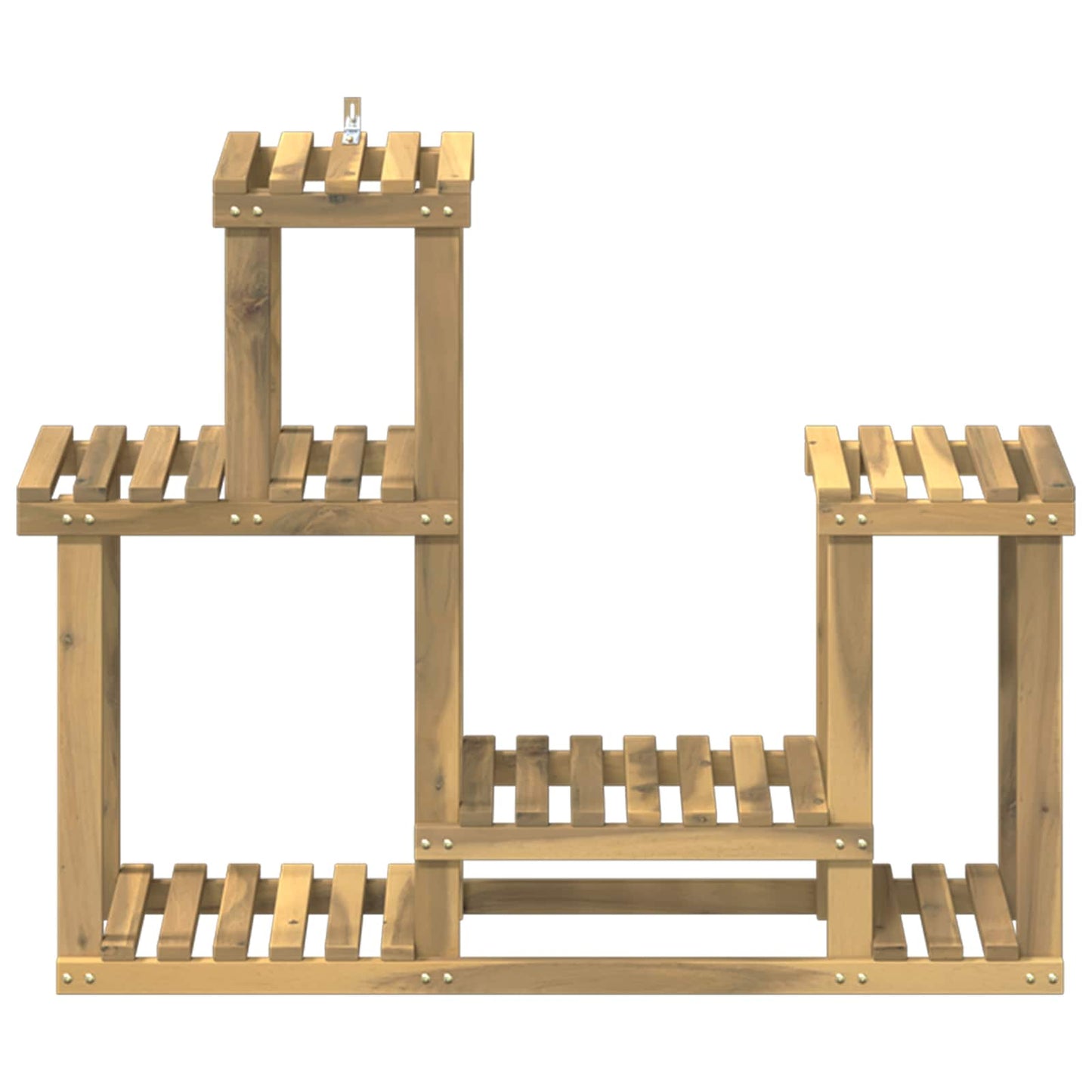 Planteholder Hvit 90 x 25 x 73 cm Solid akasietre
