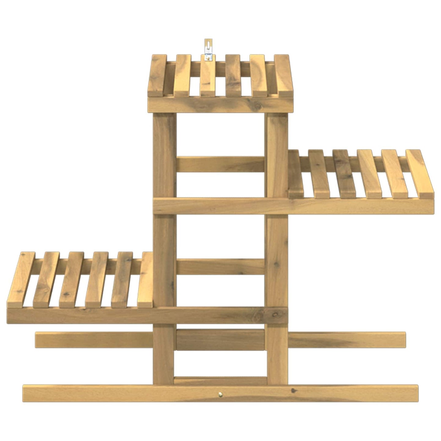 Planteholder Hvit 82 x 36 x 60 cm Solid akasietre
