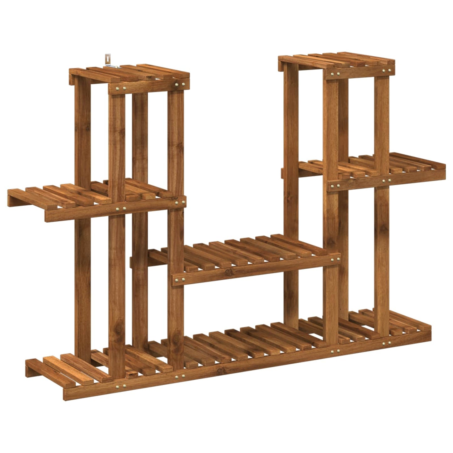 Planteholder Naturlig 123 x 25 x 78,5 cm Solid akasietre
