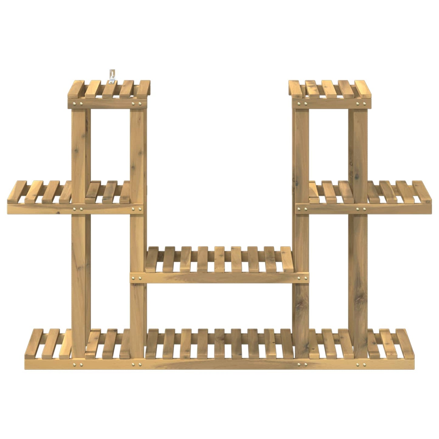 Planteholder Hvit 123 x 25 x 78,5 cm Solid akasietre
