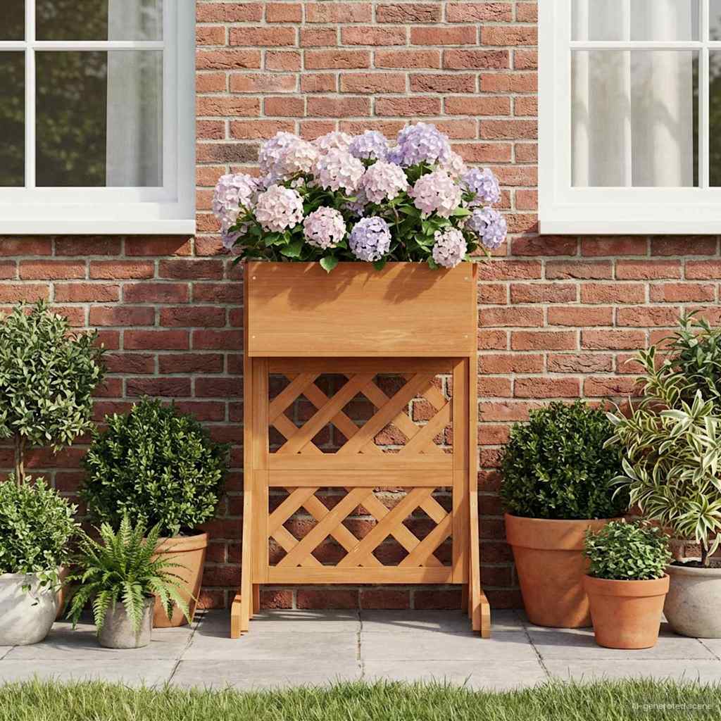 Vertikal hageblomsttrellis Oransje 48 x 30 x 70,5 cm