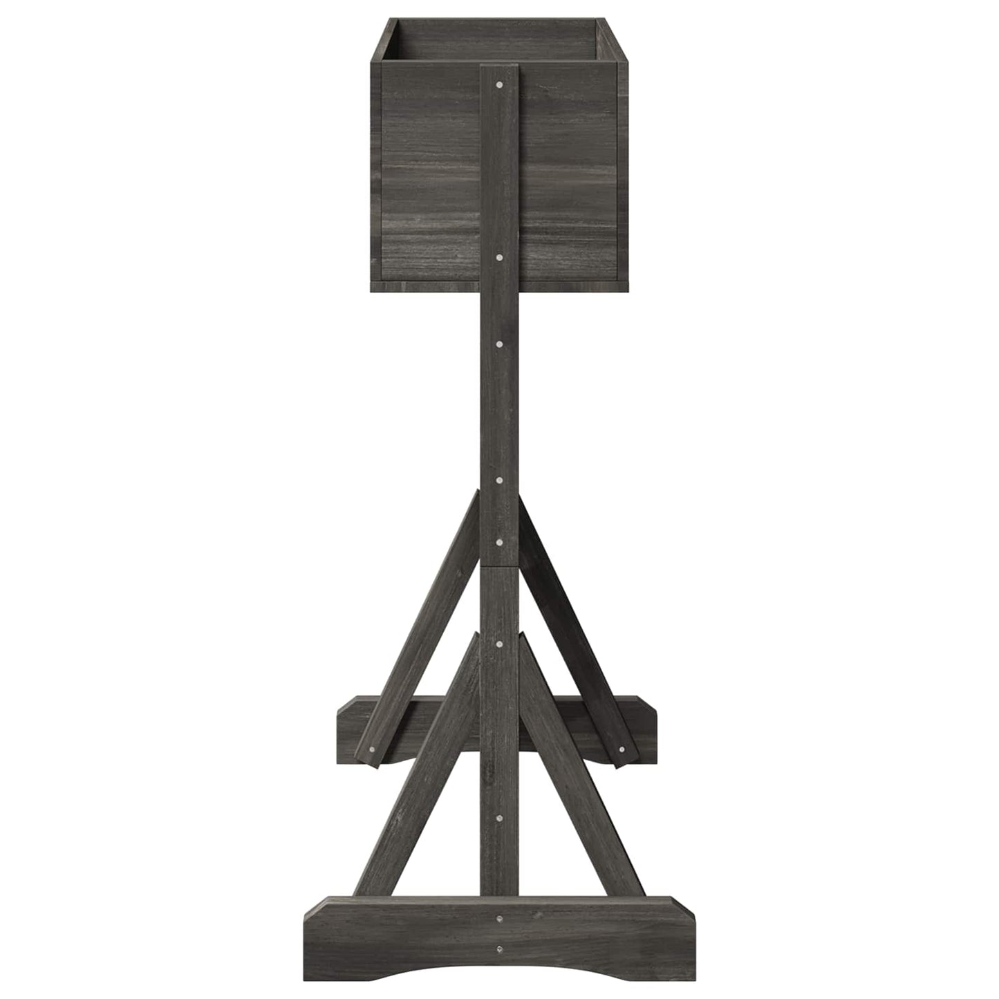 Vertikal hageblomsttrellis Grå 48 x 30 x 70,5 cm