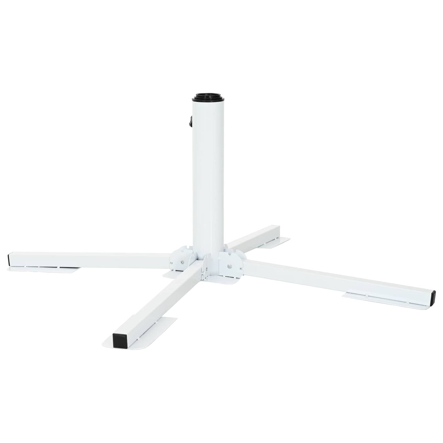 Parasol Stativ Hvit Stål