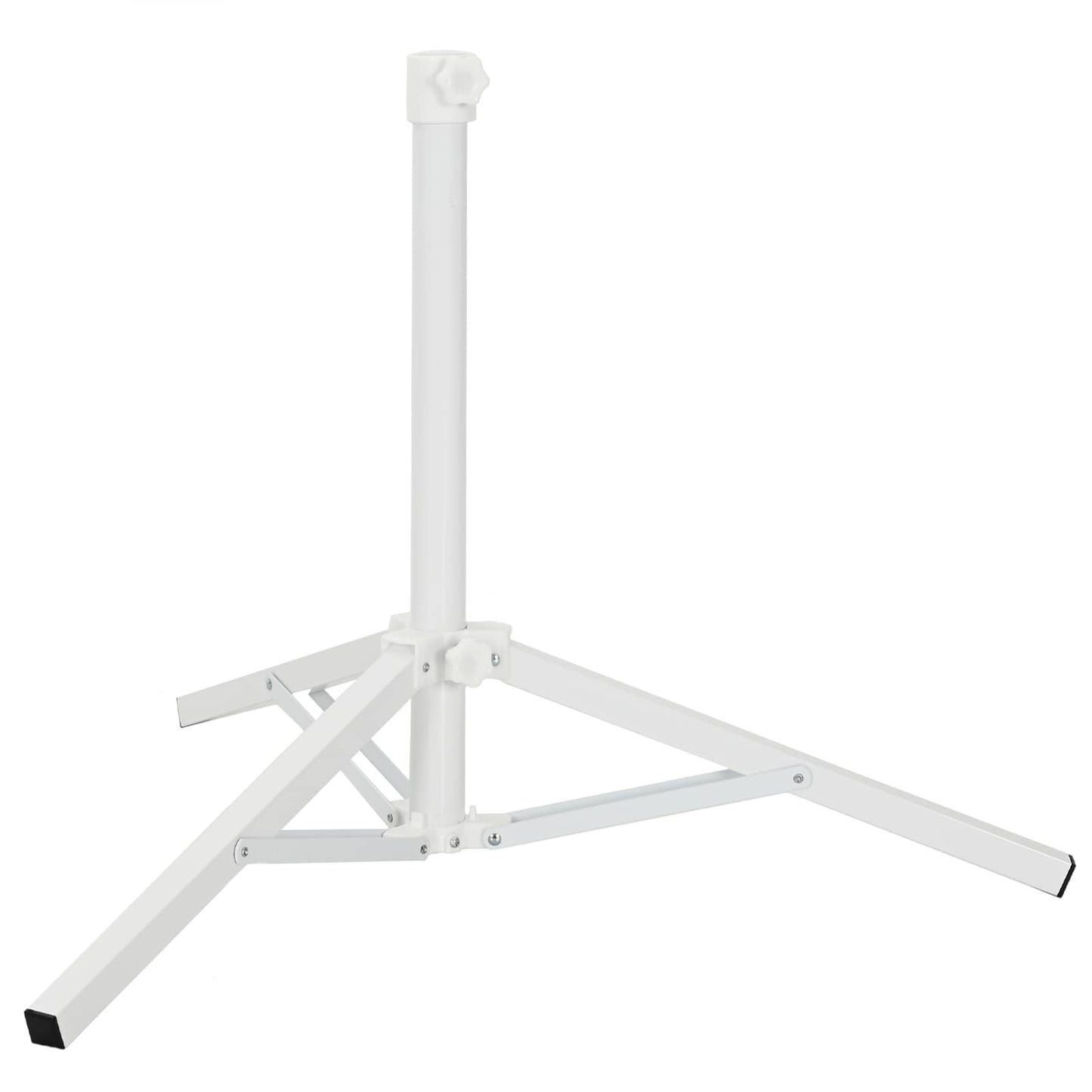 Parasol Stativ Hvit Stål for 25-32 mm Pole