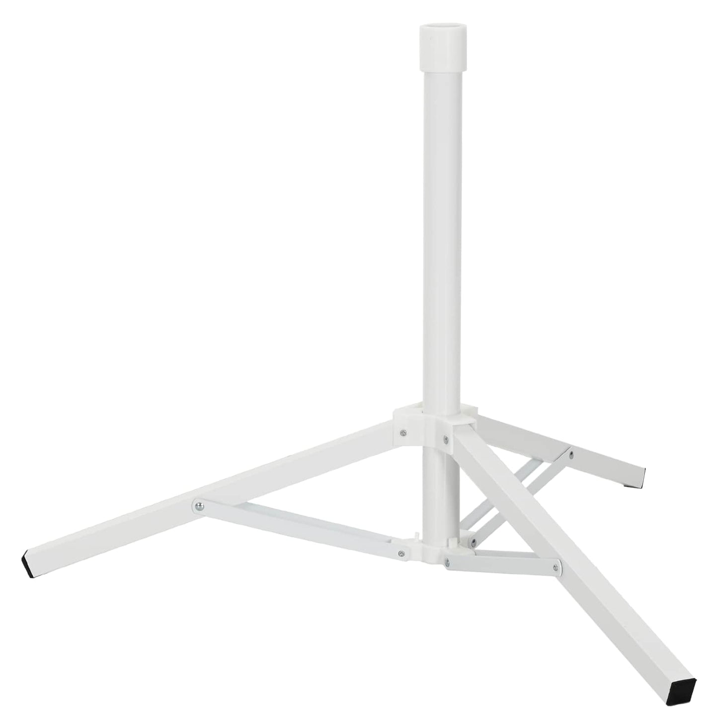 Parasol Stativ Hvit Stål for 25-32 mm Pole