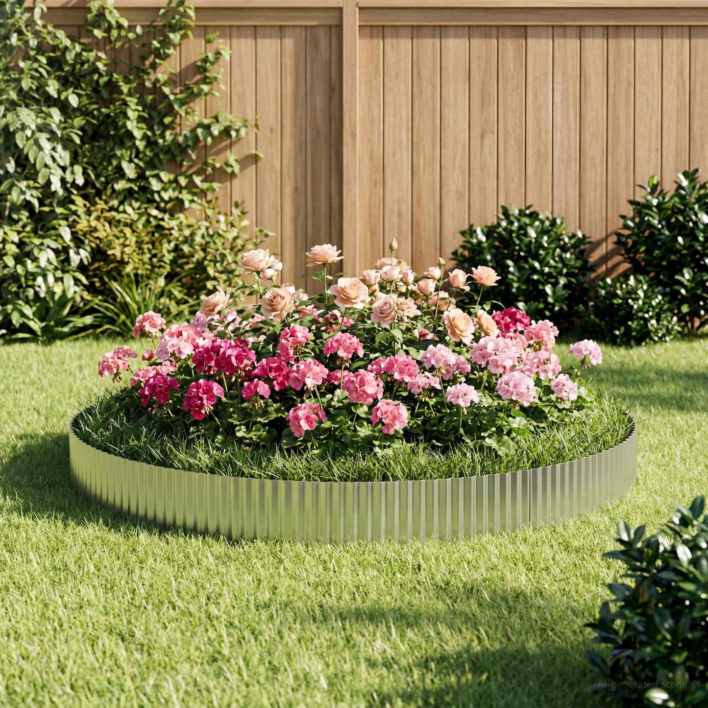 Gjerdekant 20 m x 20 cm Galvanisert stål Sølv