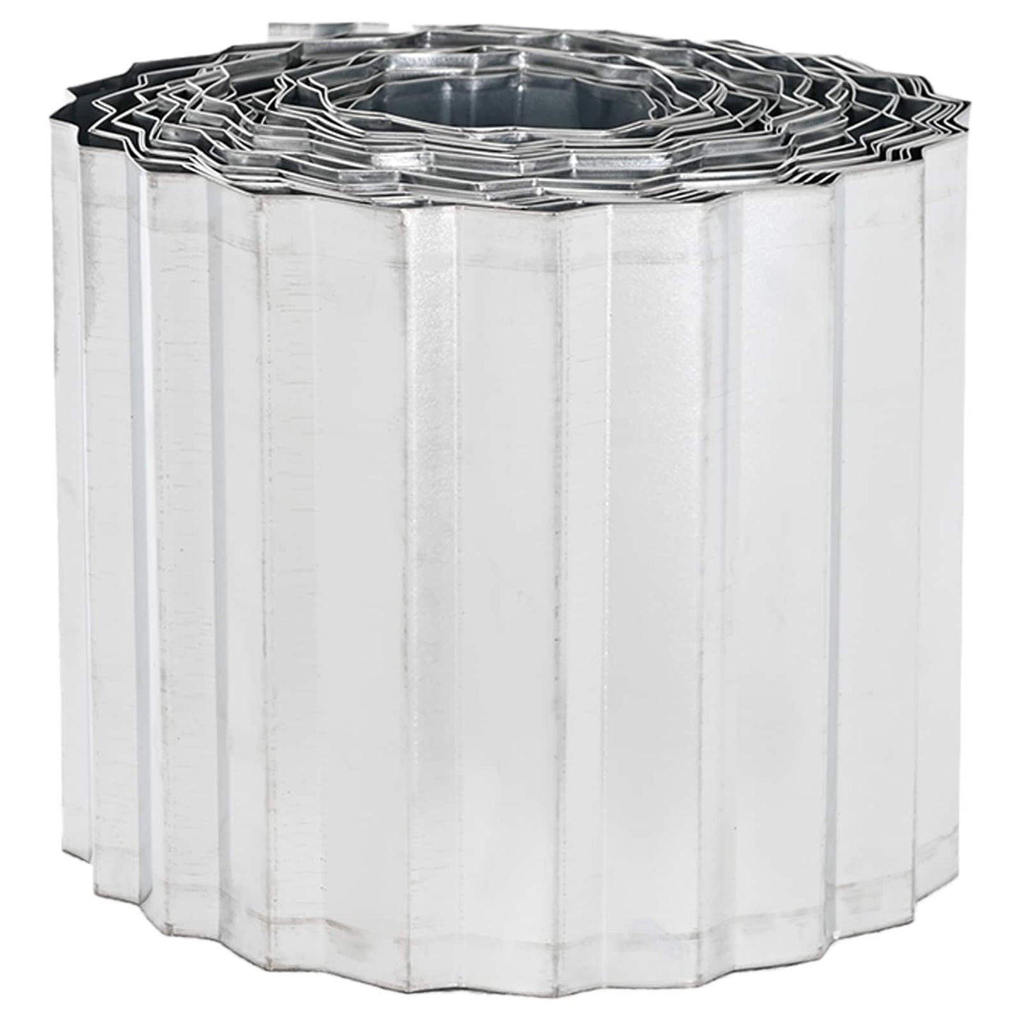 Gjerdekant 20 m x 25 cm Galvanisert stål Sølv