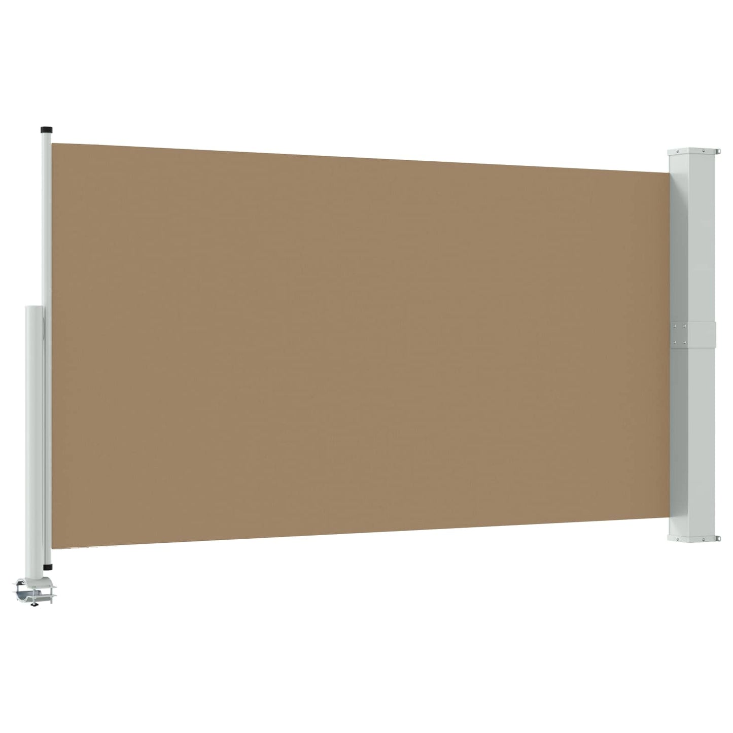 Side Markise 117 x 300 cm Rektangulær Gråbrun