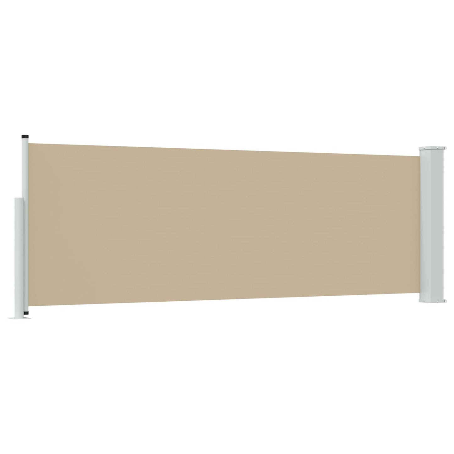 Utklappbart side markise 300 x 100 cm Polyester Rektangulær
