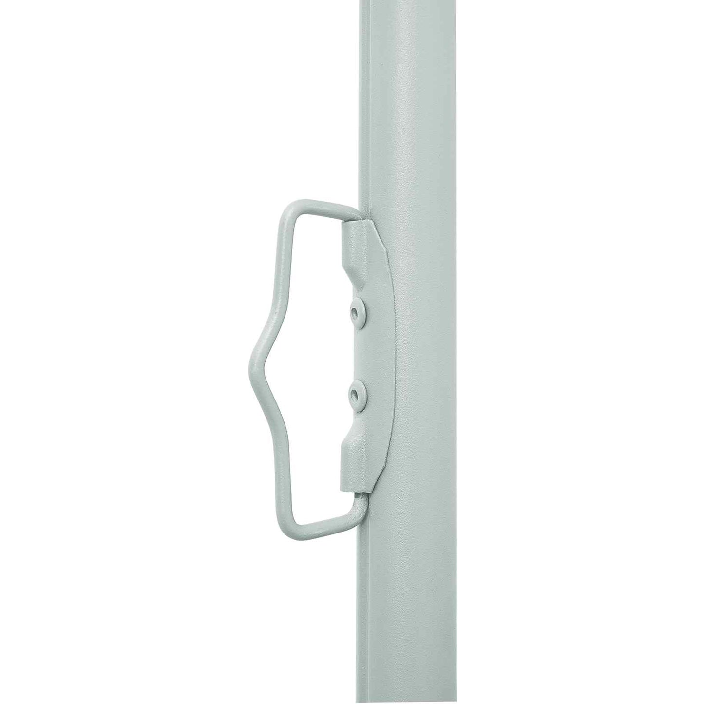 Utklappbart side markise Antrasitt 500 x 100 cm Polyester