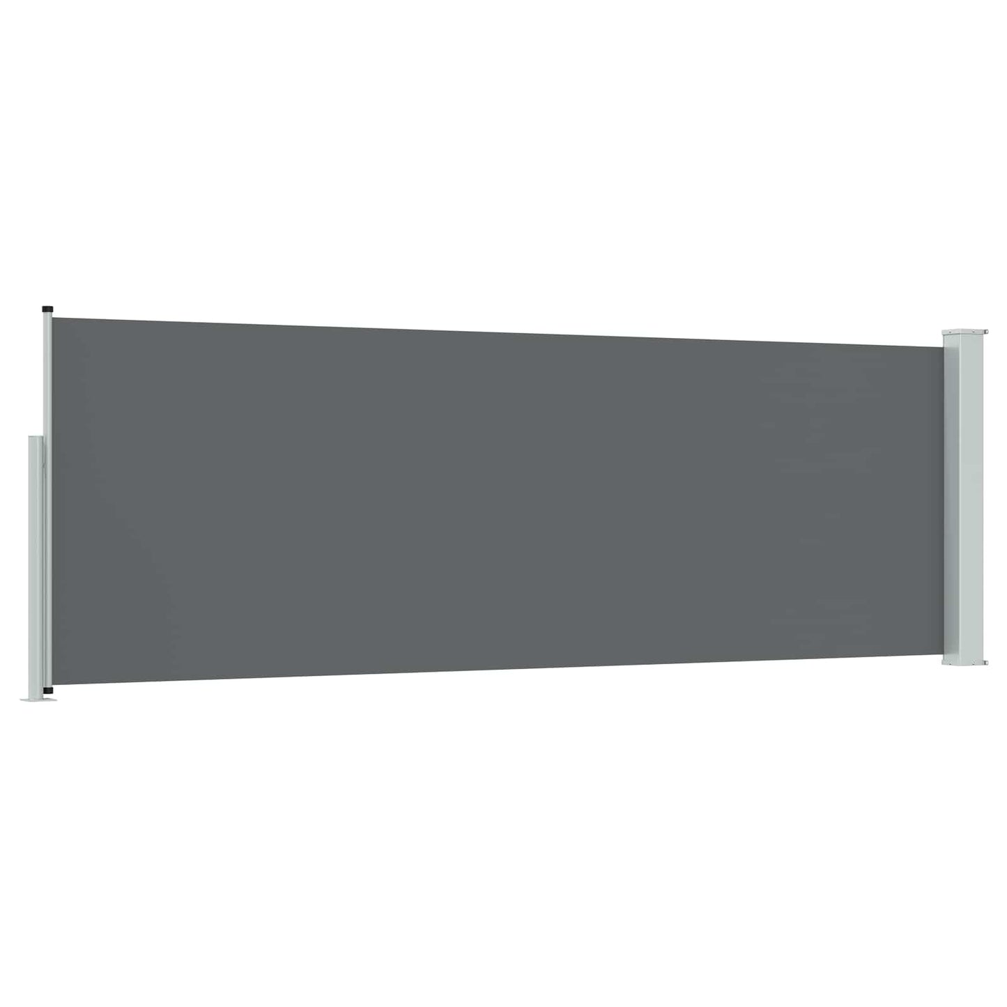 Utklappbart side markise Antrasitt 500 x 100 cm Polyester
