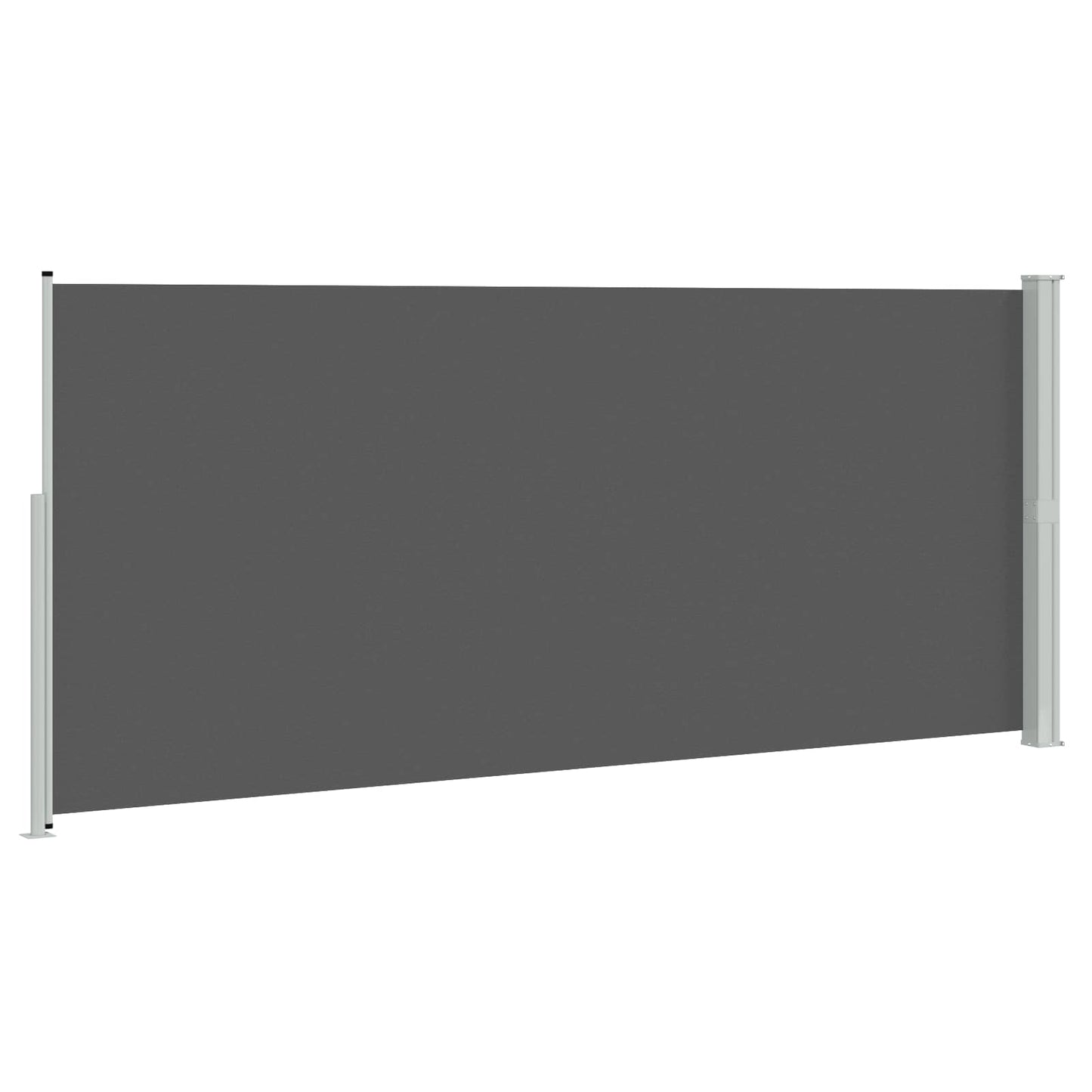 Utklappbart side markise Antrasitt 600 x 180 cm Polyester