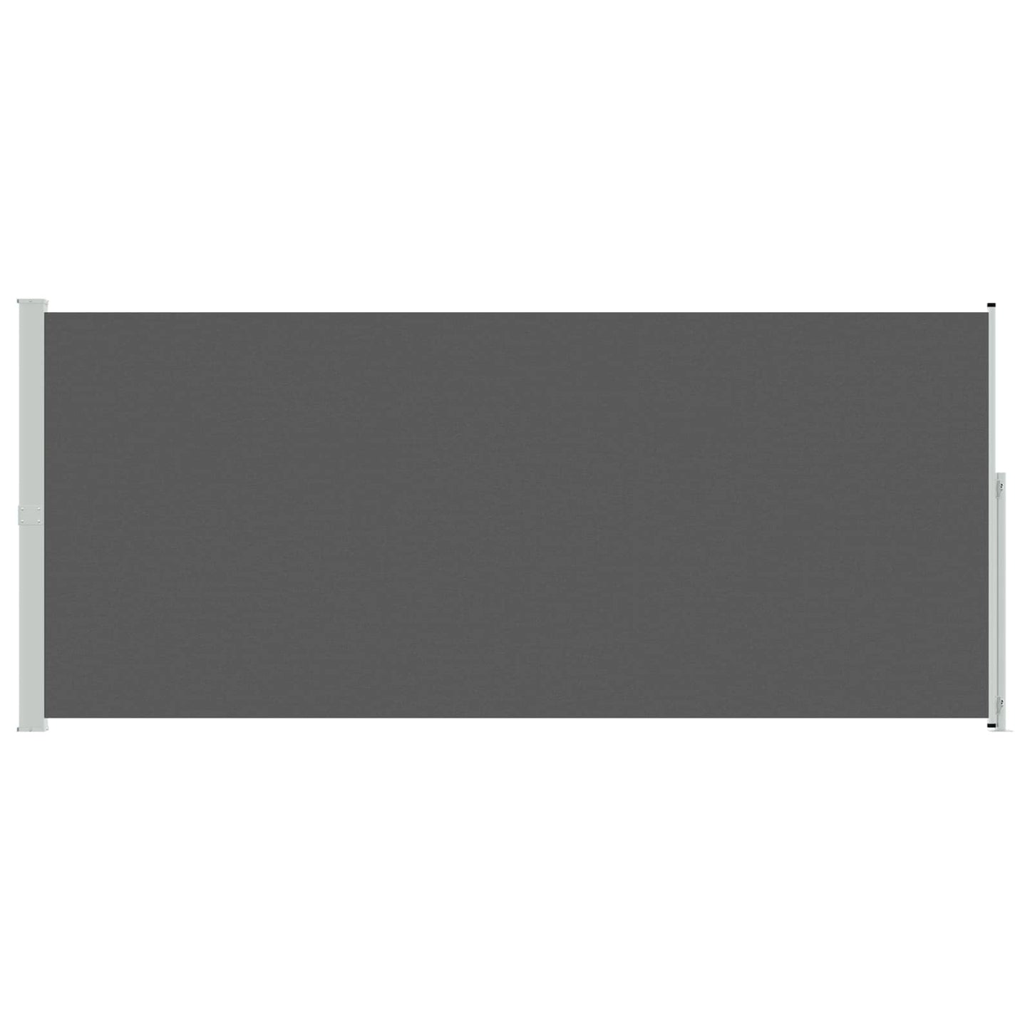 Utklappbart side markise Antrasitt 600 x 180 cm Polyester