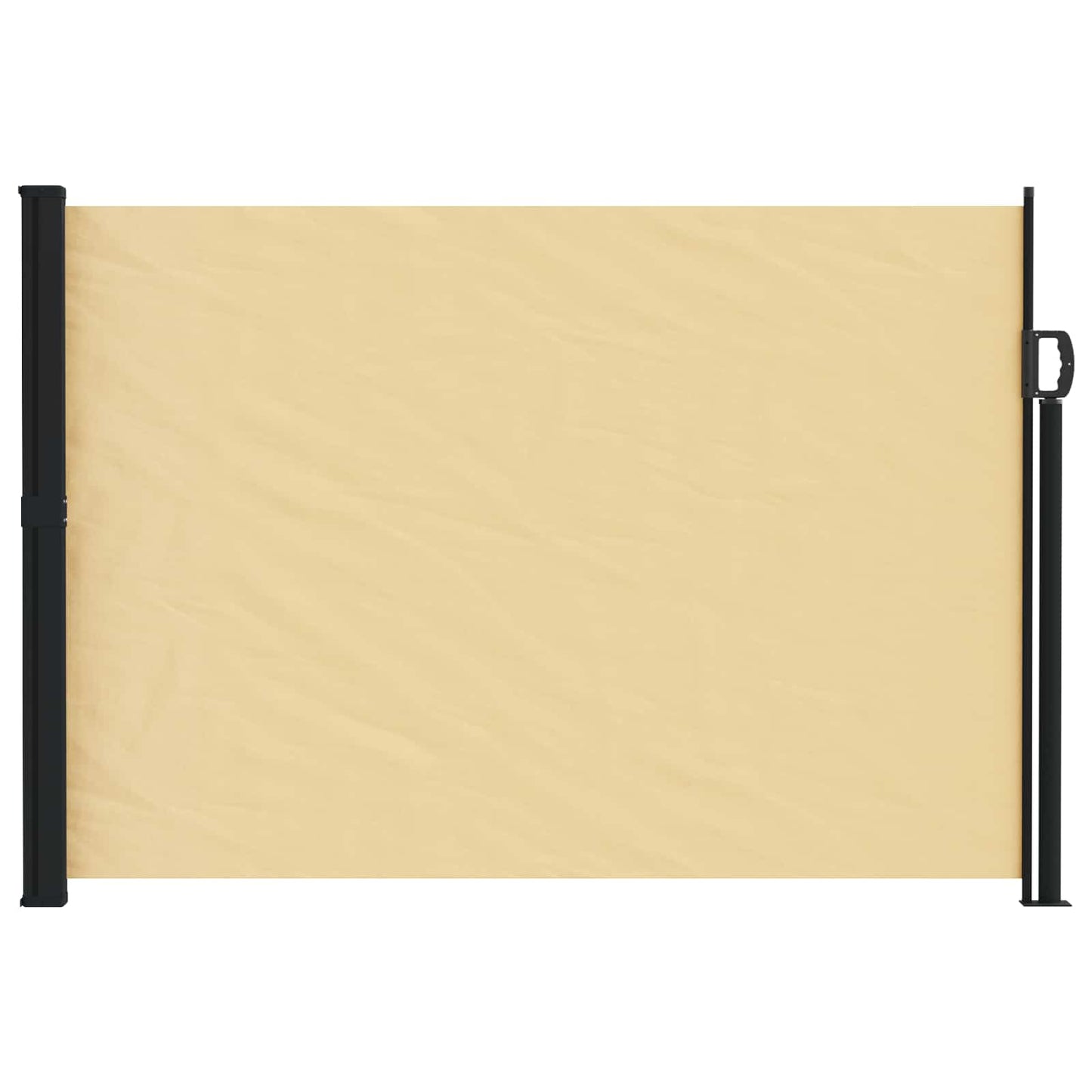 Utklappbart side markise sand 300 x 117 cm Polyester
