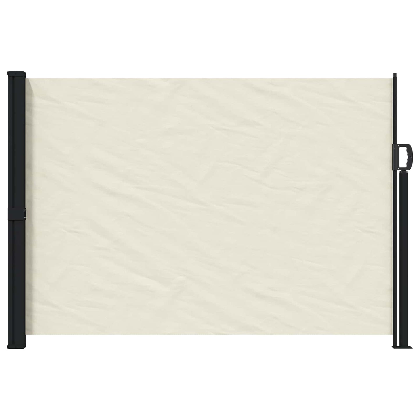 Utklappbart side markise Krem 300 x 170 cm Polyester