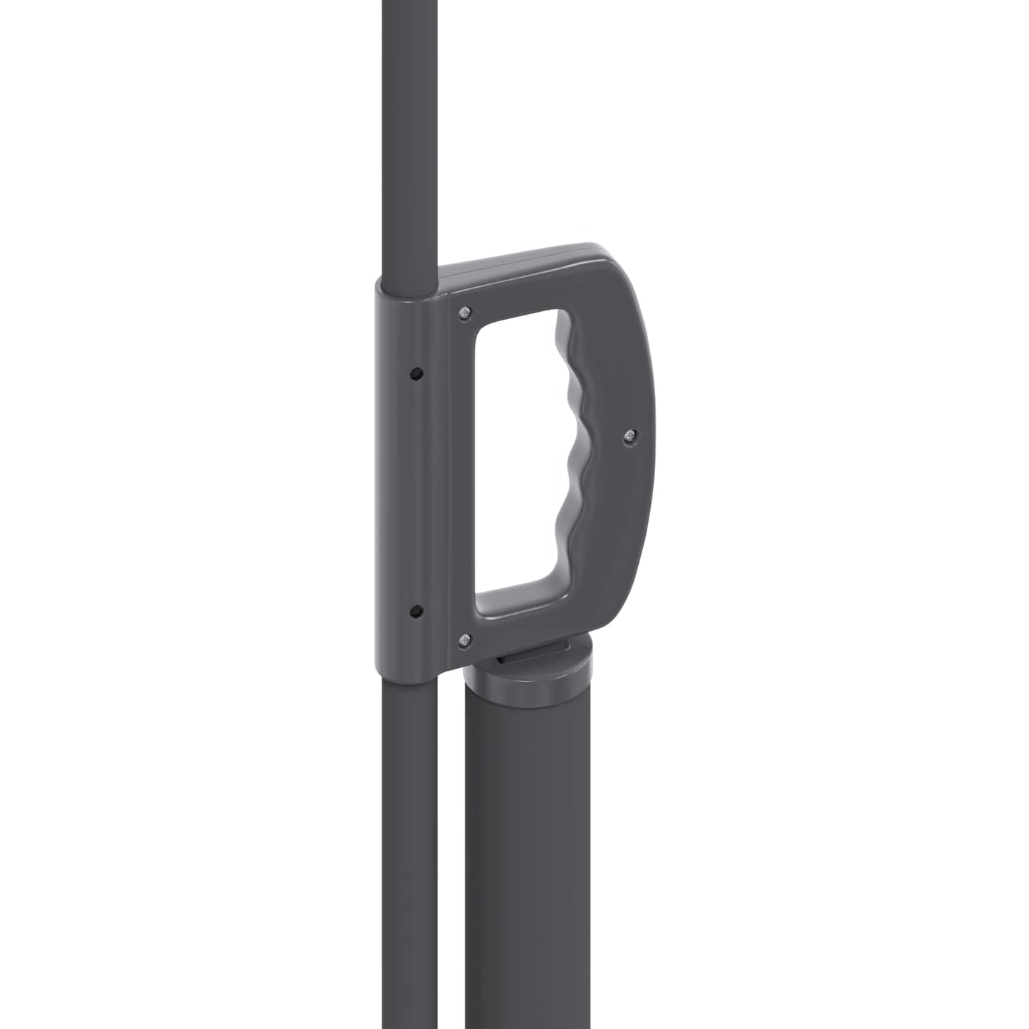 Utklappbart side markise Antrasitt 300 x 100 cm Polyester