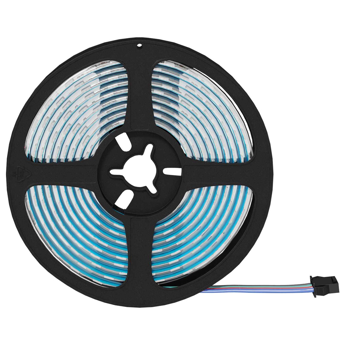 LED Stripe 12 pcs Svart og gjennomsiktig 2300 mm