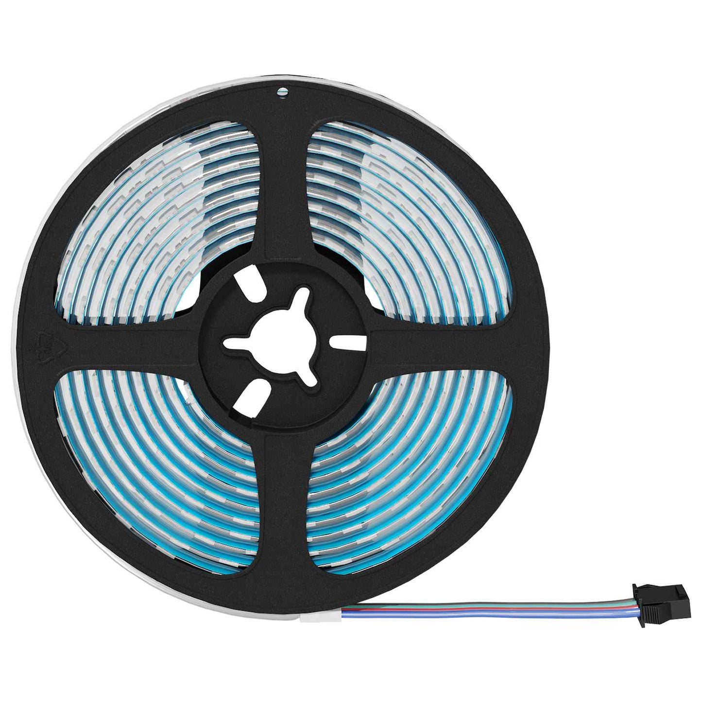 LED Stripe 12 pcs Svart og gjennomsiktig 4000 mm