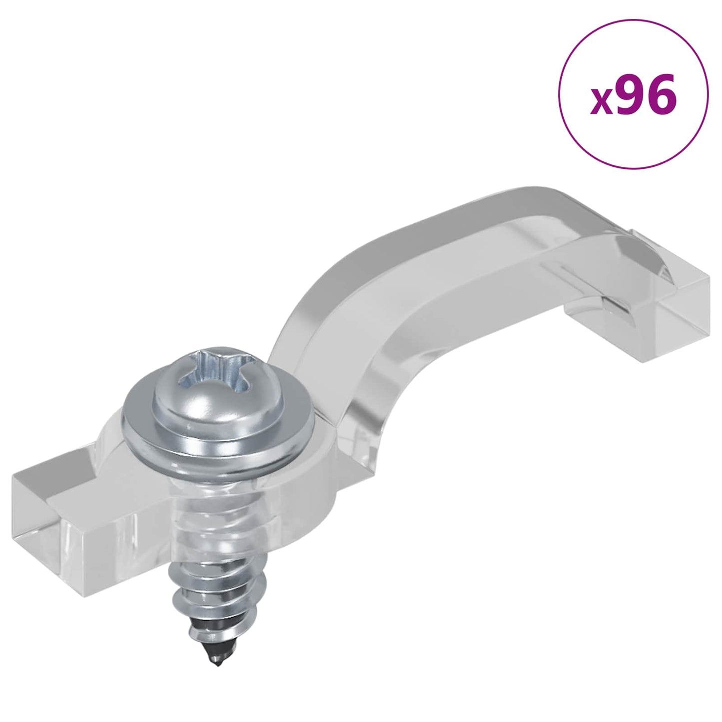 LED Stripe 2 pcs Svart og gjennomsiktig 4700 mm Kobber og plast