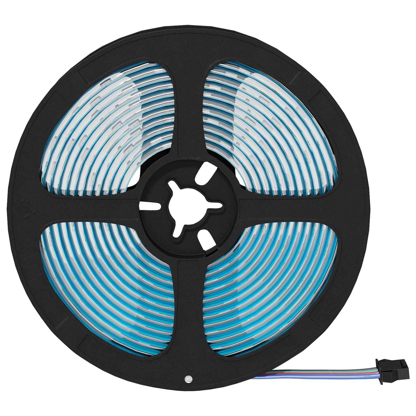 LED Stripe 12 pcs Svart og gjennomsiktig 4700 mm