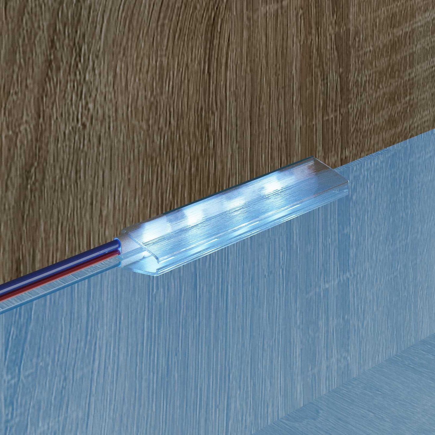 LED Stripe 2 pcs Svart og multikolor 1745 mm Kobber og plast