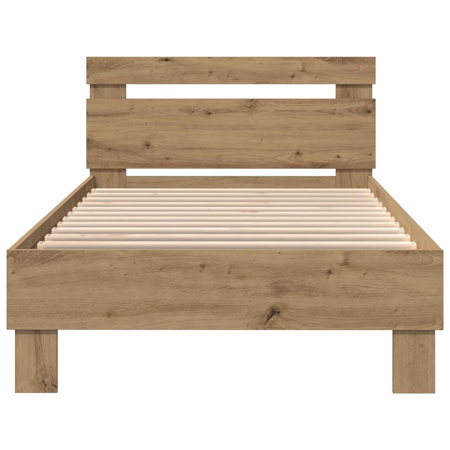 Sengestativ med LED Artisan eik 80 x 200 cm Konstruert tre