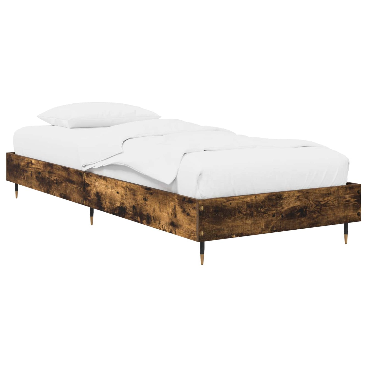 Sengestamme Røkt Eik 80 x 200 cm Konstruert tre