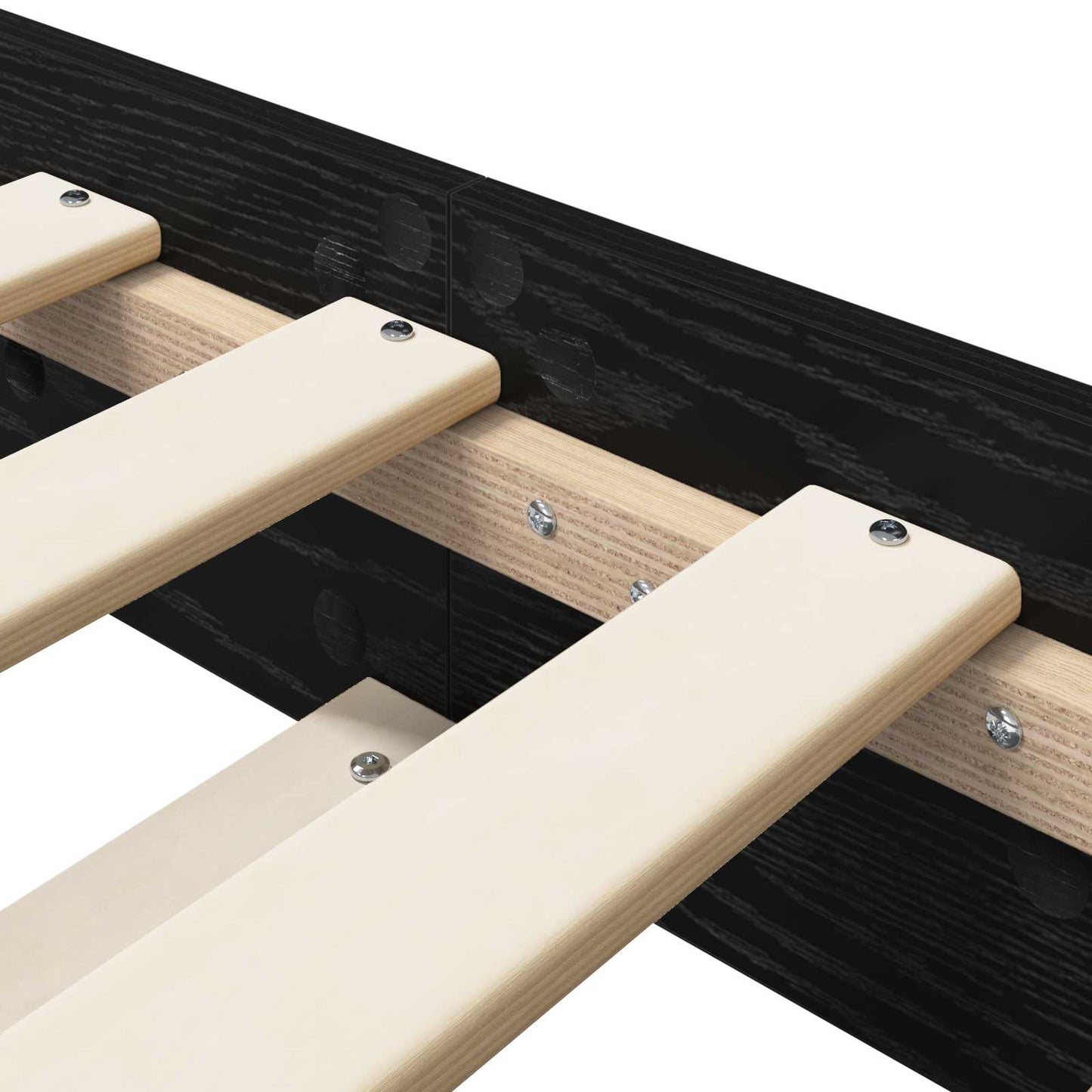 Sengestamme Svart eik 80 x 200 cm Konstruert tre