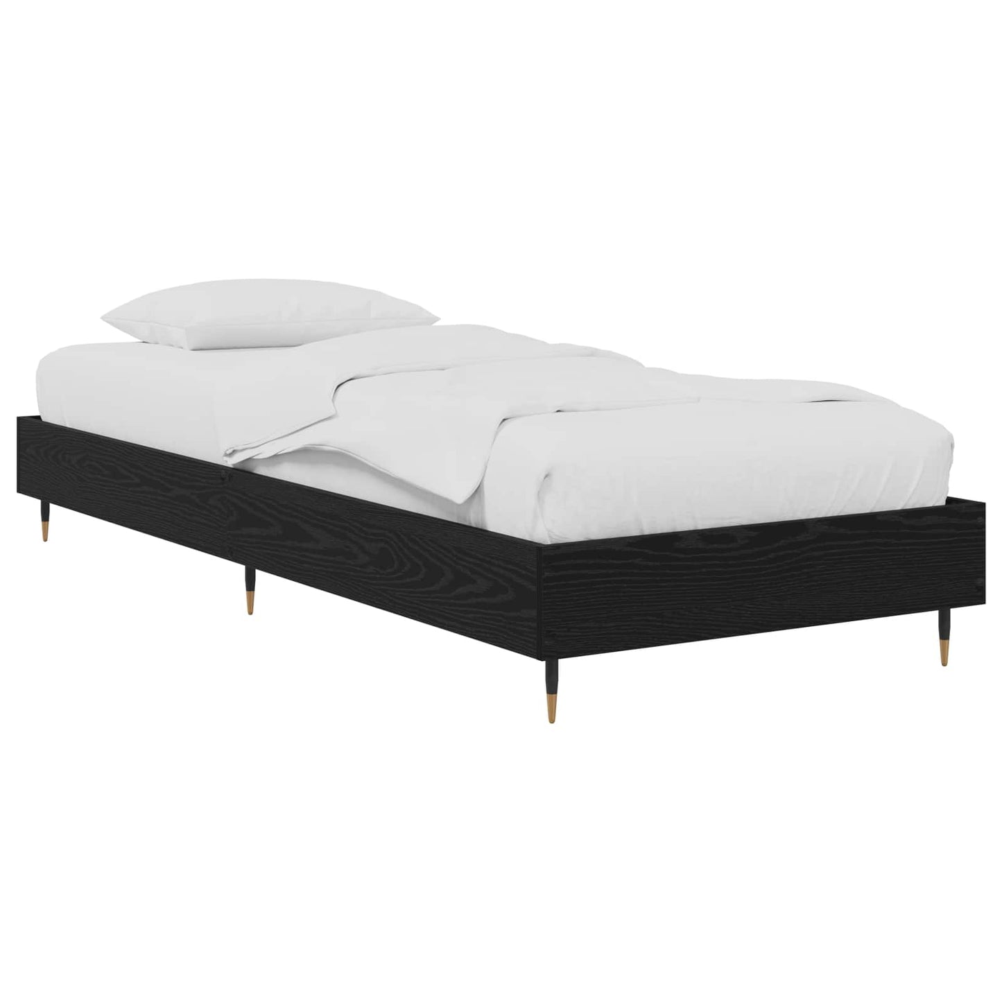 Sengestamme Svart eik 80 x 200 cm Konstruert tre
