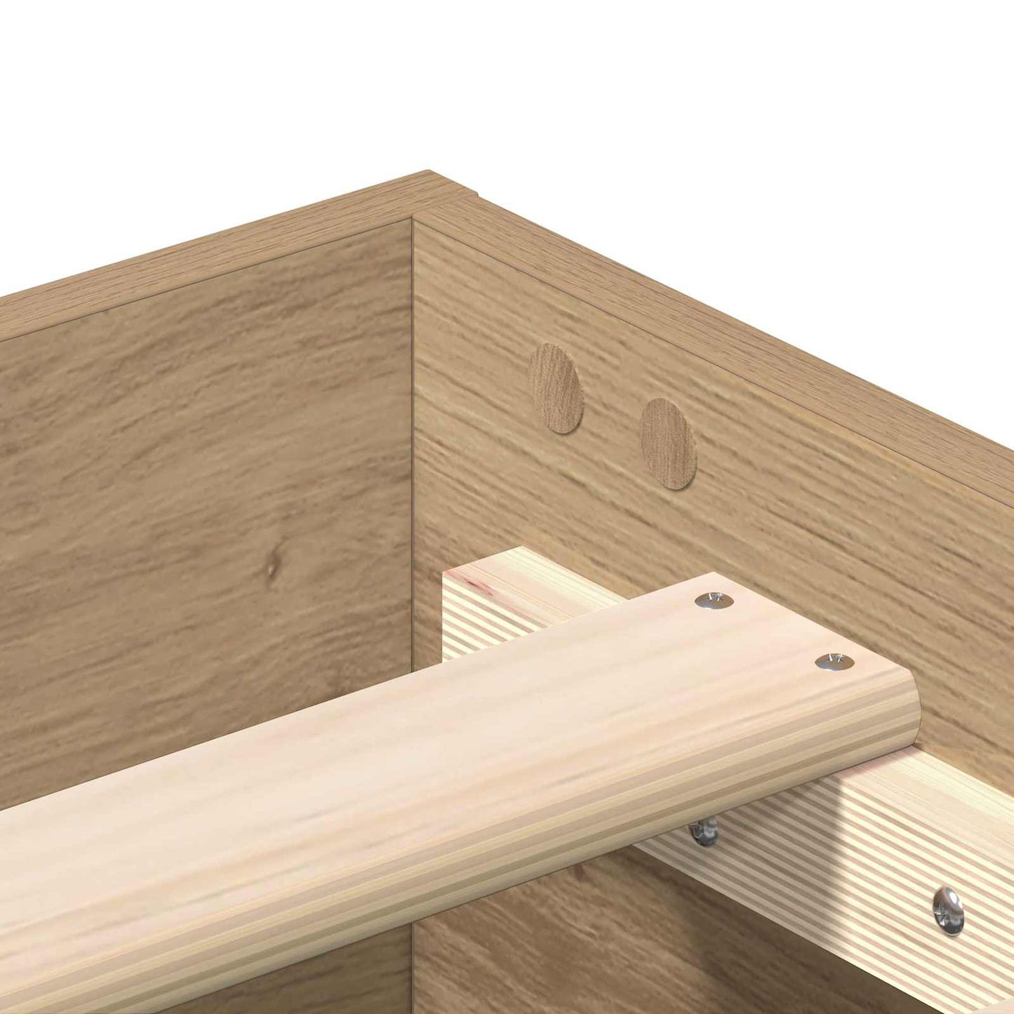 Sengestamme Artisan eik 80 x 200 cm Konstruert tre