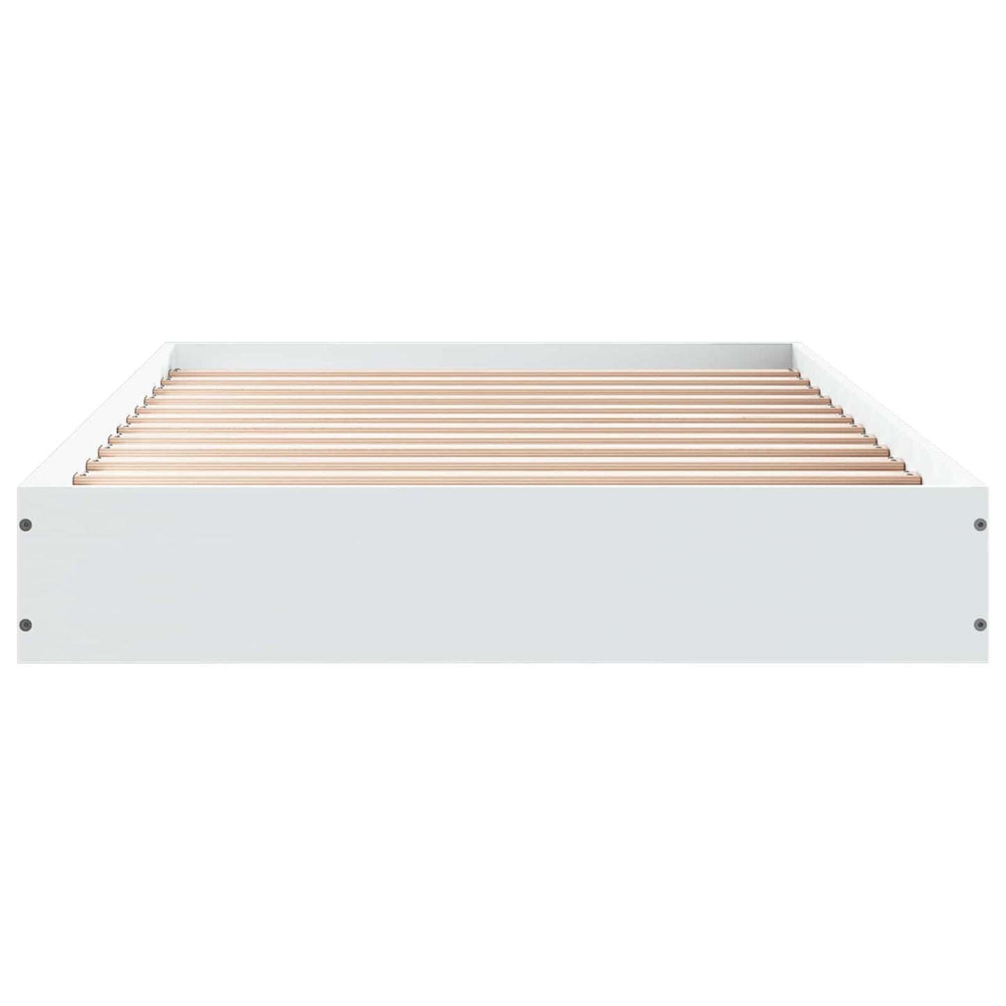 Gulvsengramme Hvit 80 x 200 cm Konstruert tre