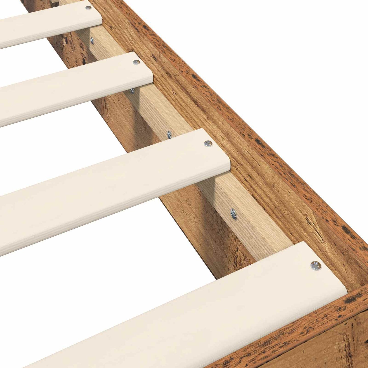 Gulvsengramme Gammelt tre 80 x 200 cm Konstruert tre