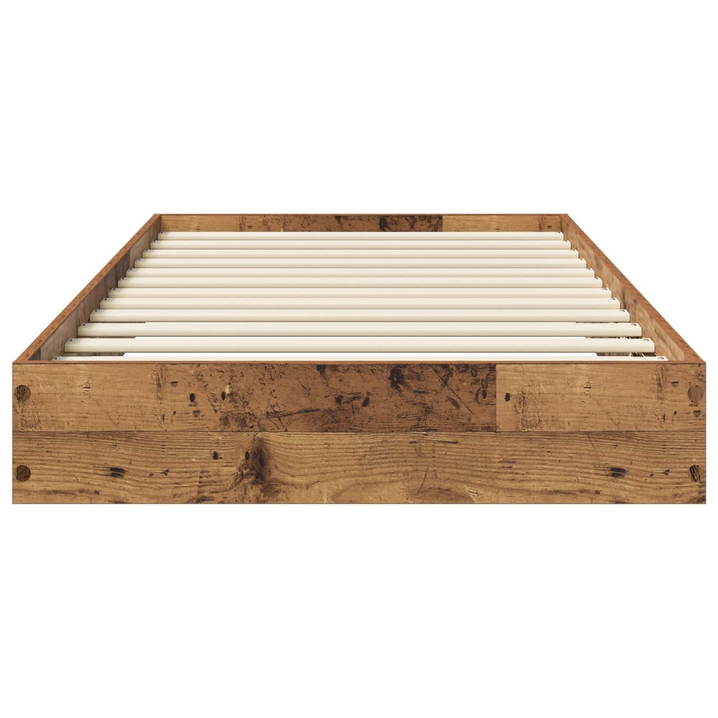 Gulvsengramme Gammelt tre 80 x 200 cm Konstruert tre