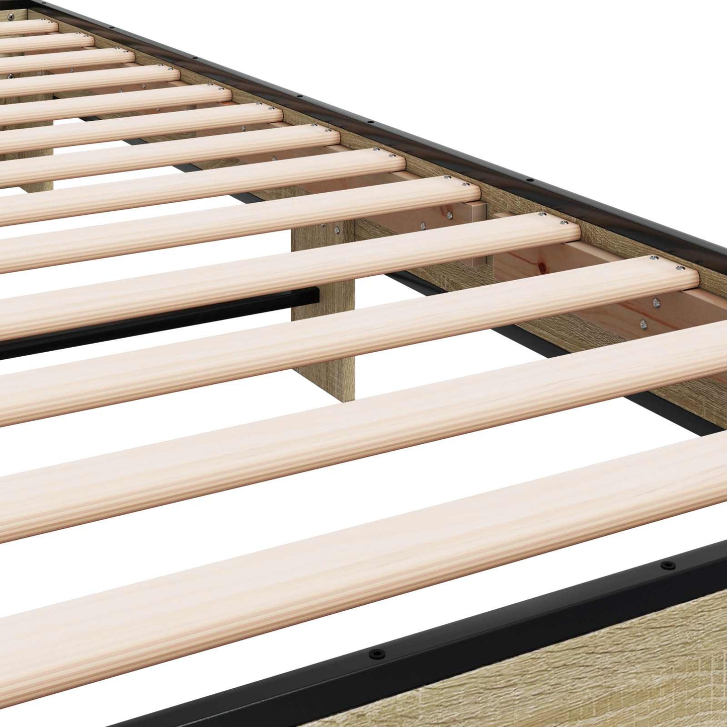 Sengestamme med hodegatt Sonoma eik 80 x 200 cm Konstruert tre