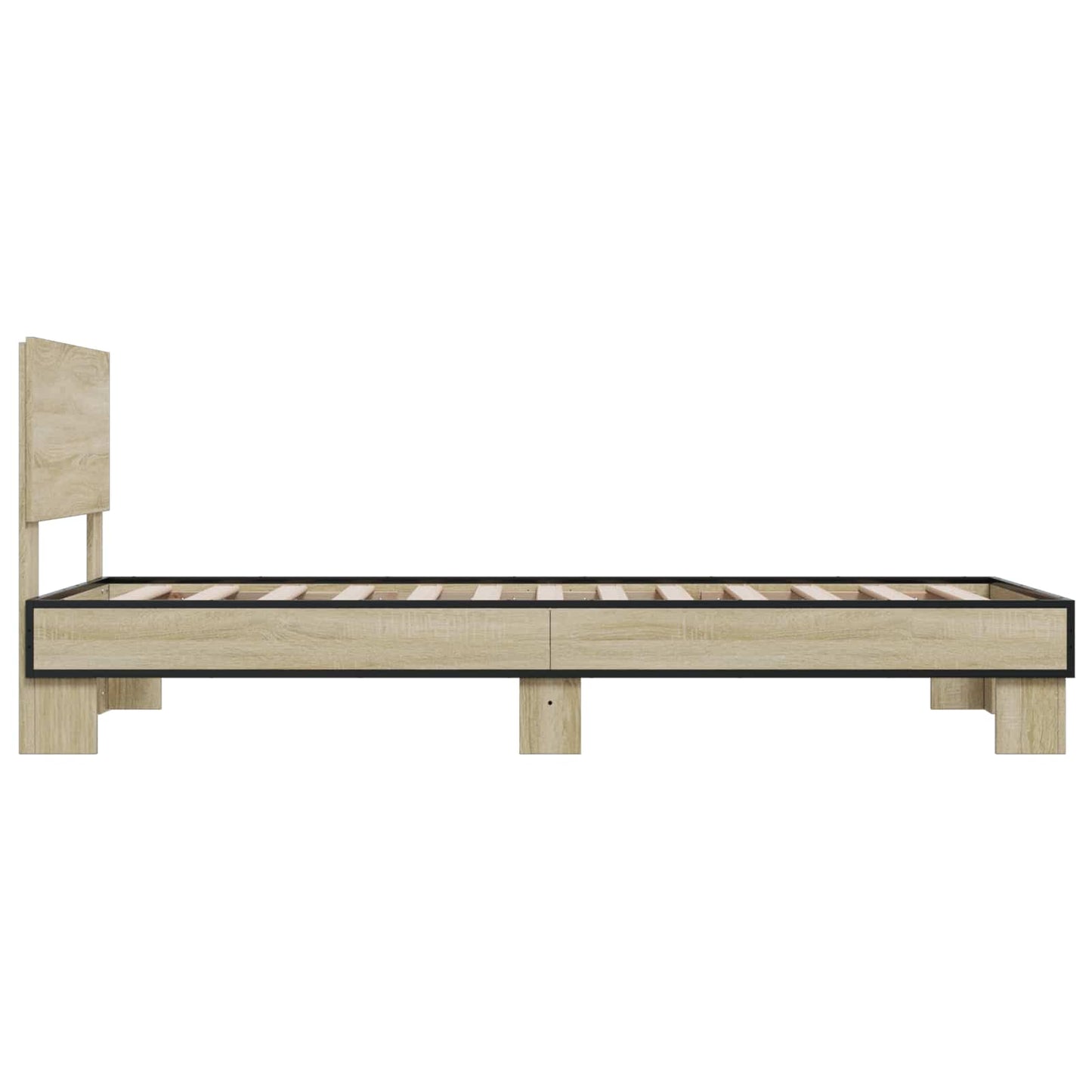 Sengestamme med hodegatt Sonoma eik 80 x 200 cm Konstruert tre