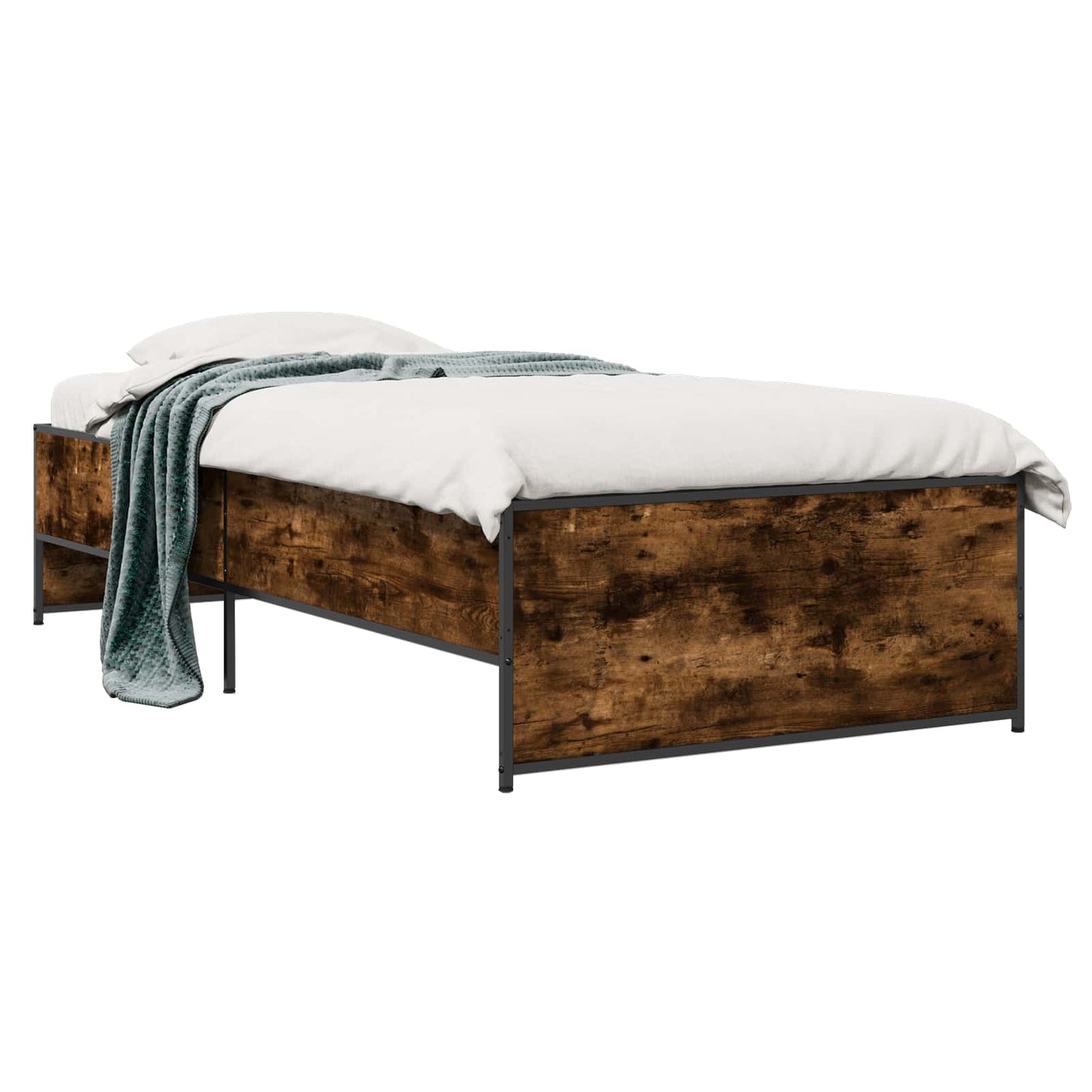 Sengestamme Røkt Eik 80 x 200 cm Konstruert tre