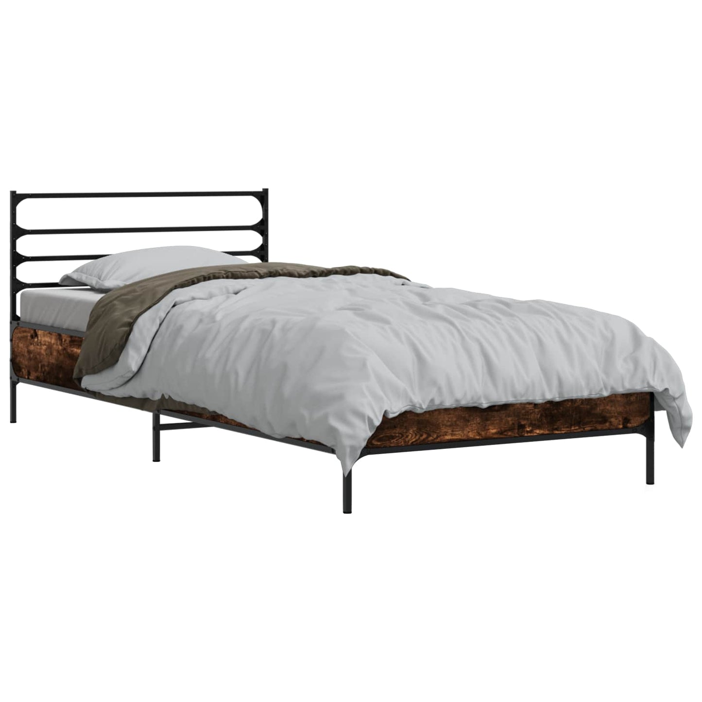 Sengestamme Røkt Eik 80 x 200 cm Konstruert tre