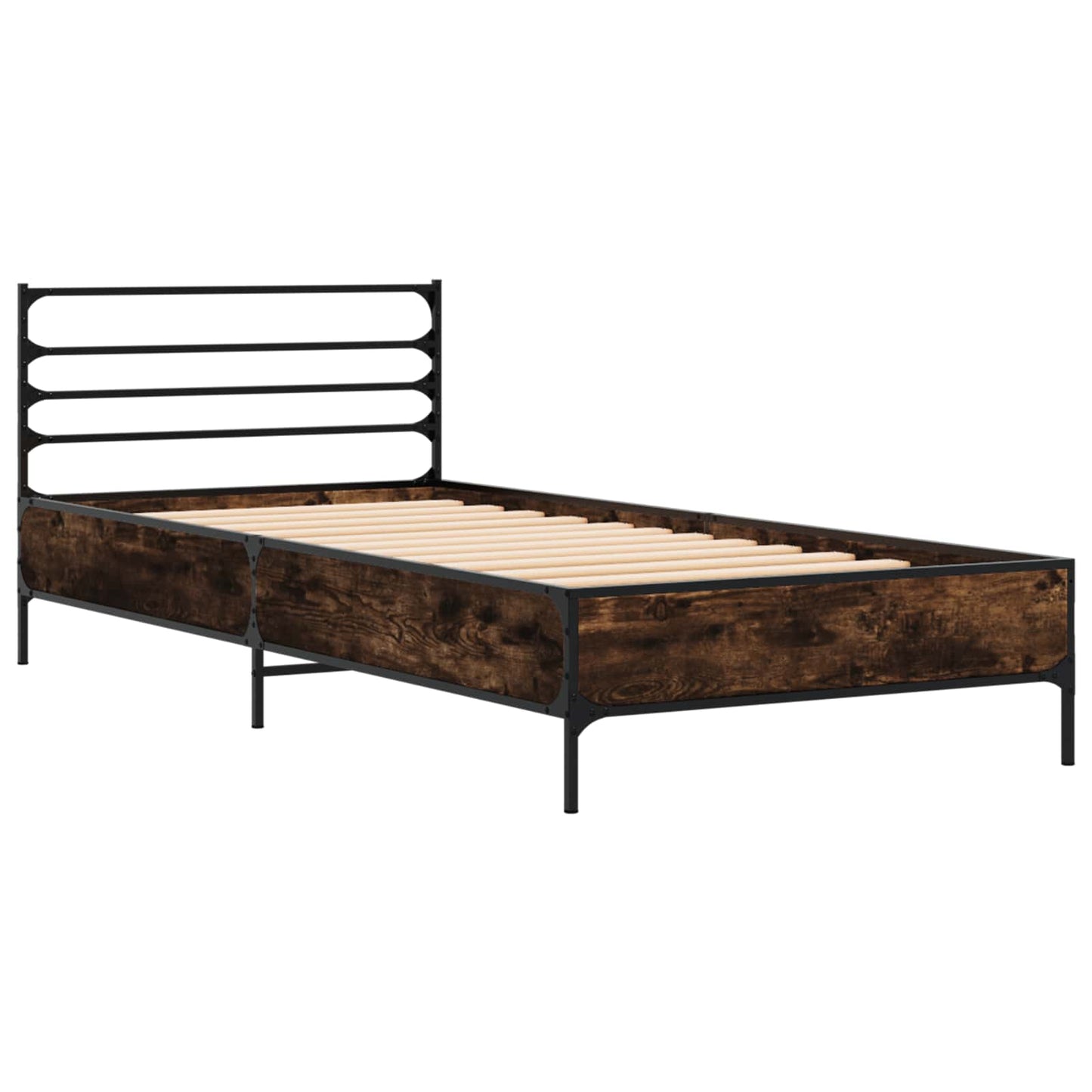 Sengestamme Røkt Eik 80 x 200 cm Konstruert tre