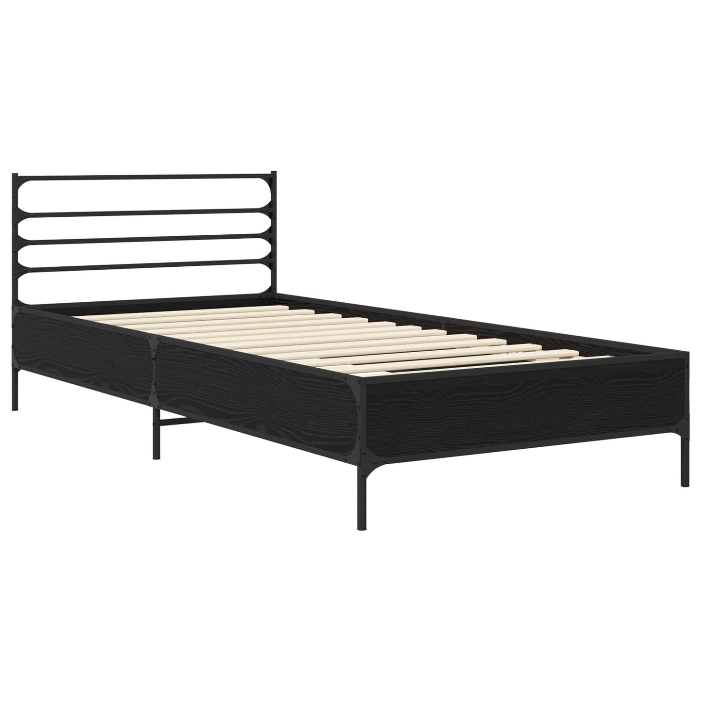 Sengestamme Svart eik 80 x 200 cm Konstruert tre