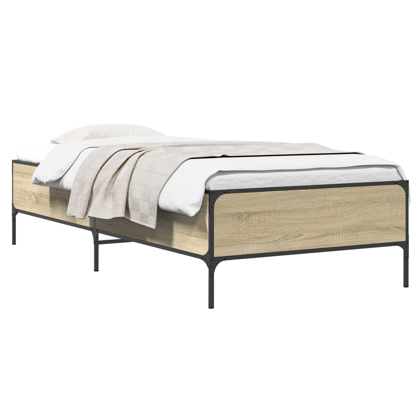 Sengestamme Sonoma eik 80 x 200 cm Konstruert tre
