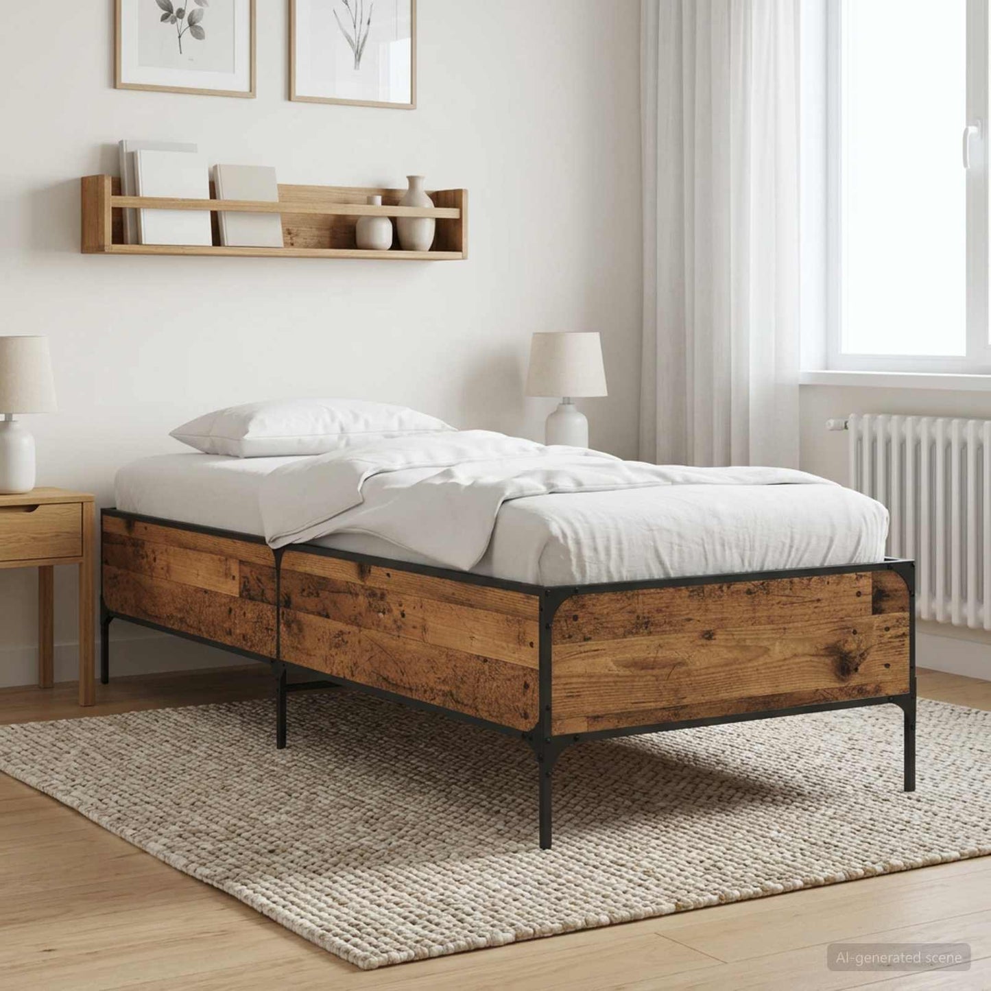 Sengestamme Gammelt tre 80 x 200 cm Konstruert tre
