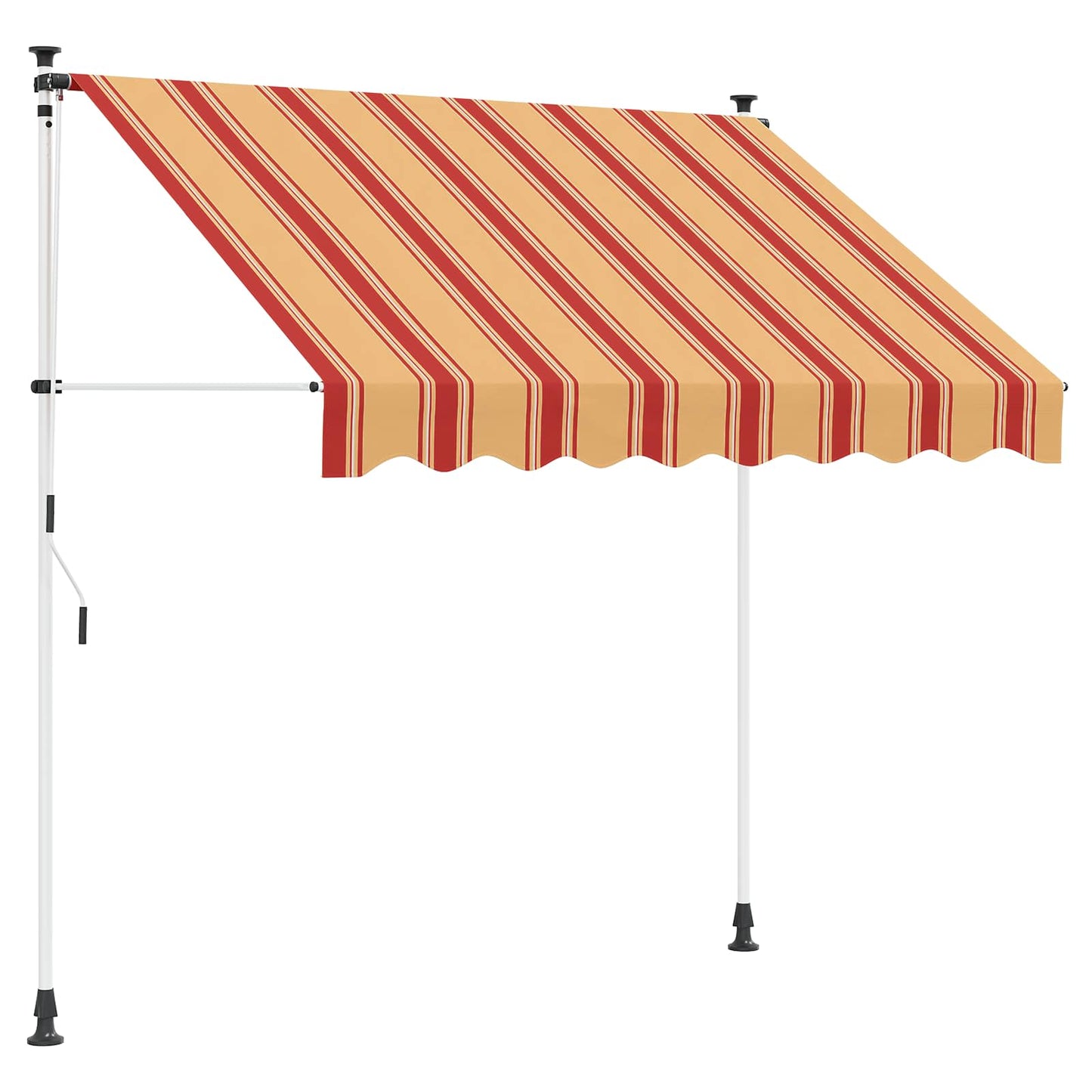 Manuell utskiftbar markise Flerfarget 400 x 115 x 300 cm