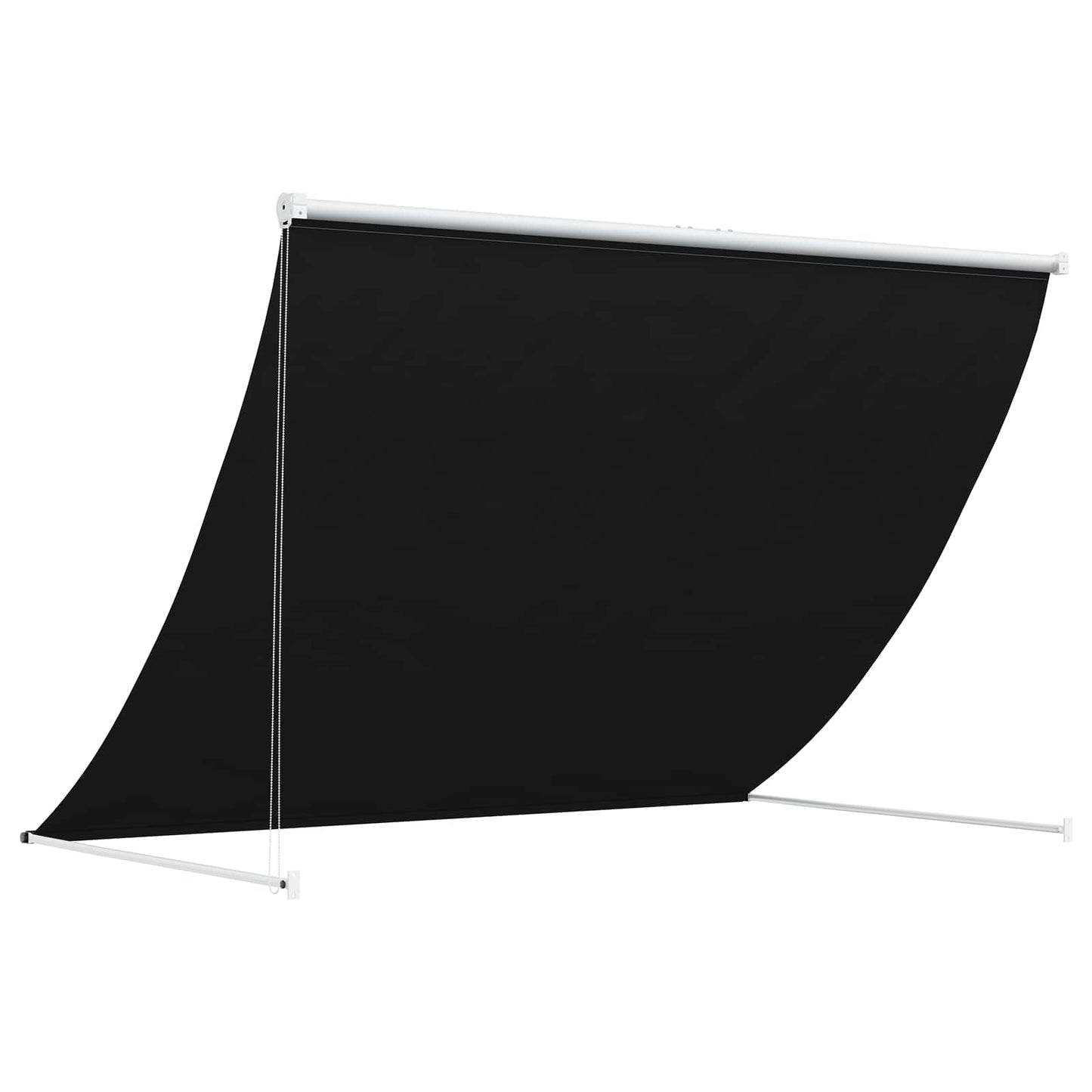 Markise Svart 200 x 150 cm 180 g / m² Polyester med PU-belegg