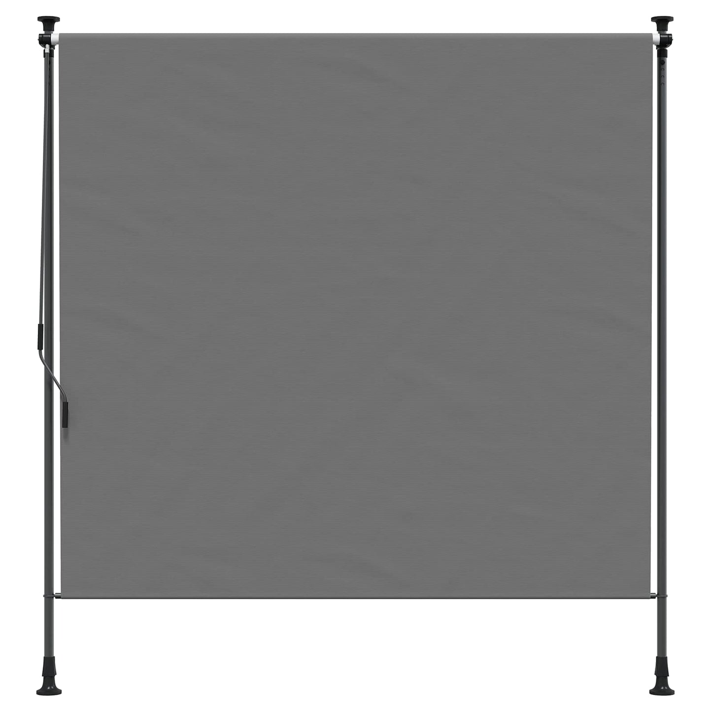 Utendørs Rullegardin Lysegrå 100 x 270 cm