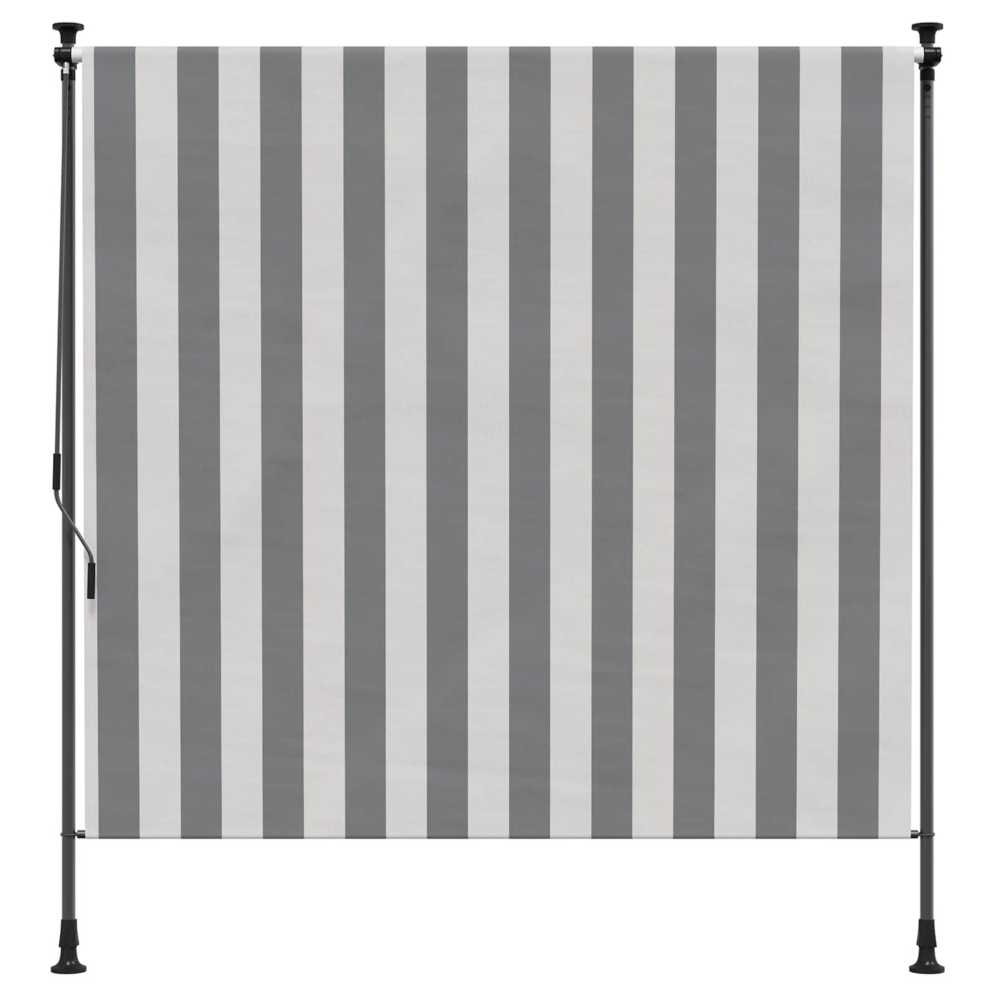 Utendørs Rullegardin Antrasitt og Hvit 120 x 270 cm