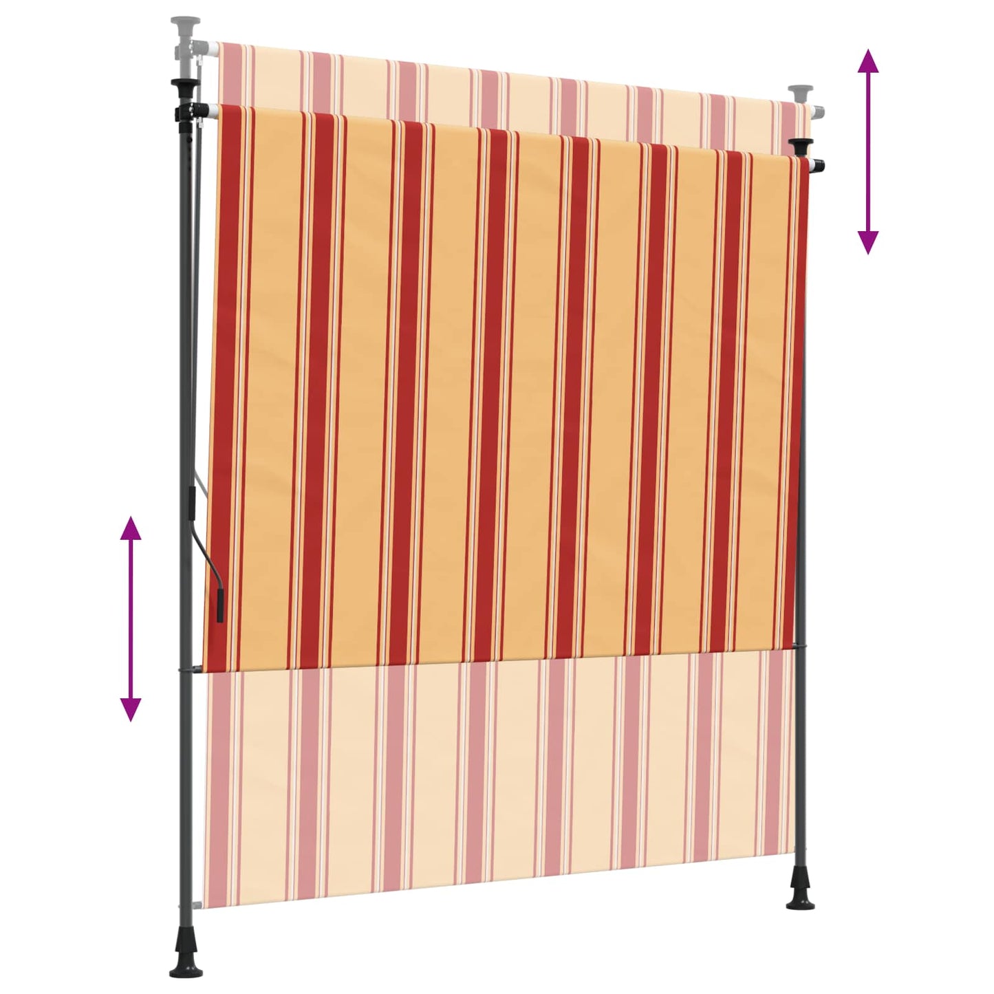 Utendørs Rullegardin Flerfarget 150 x 270 cm