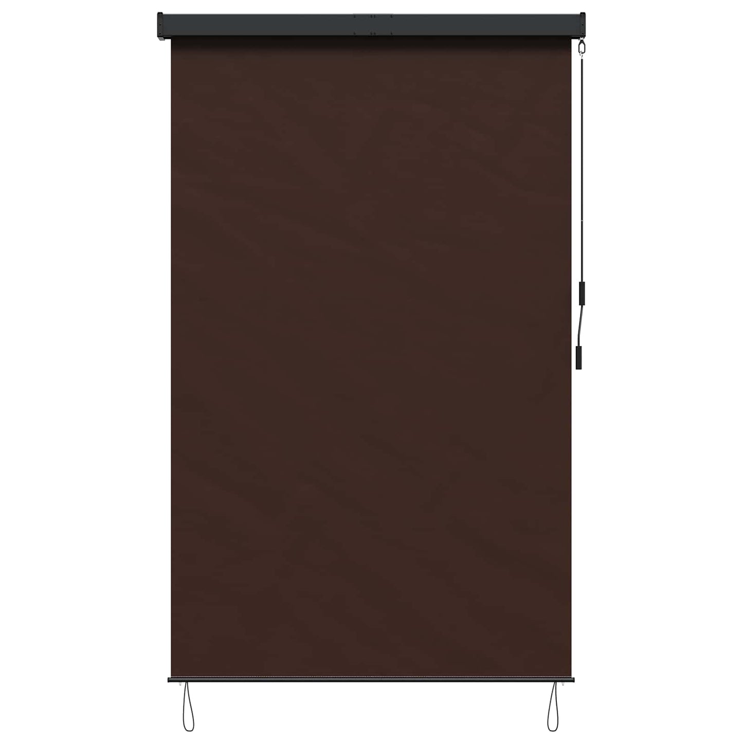 Rullegardin Brun 100 x 250 cm Stoff og Aluminium