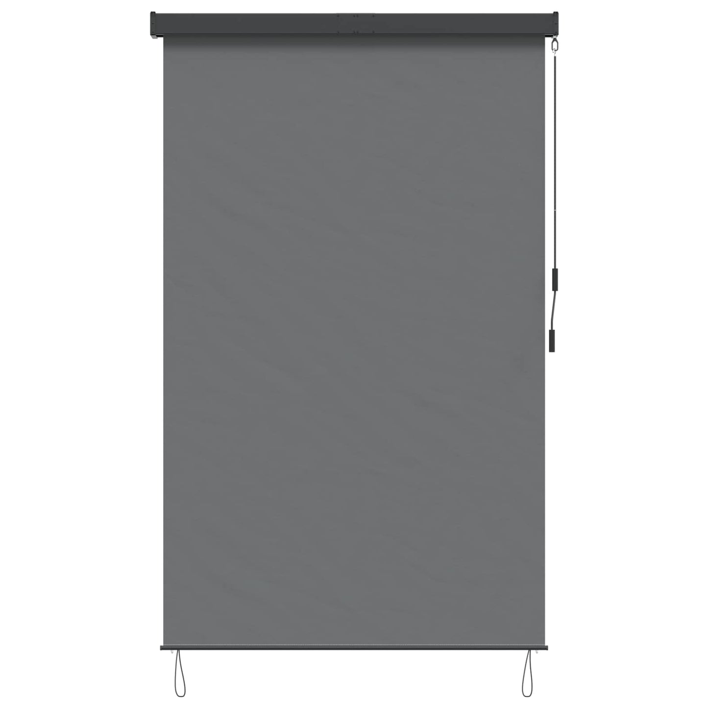 Rullegardin Lysegrå 100 x 250 cm Stoff og Aluminium